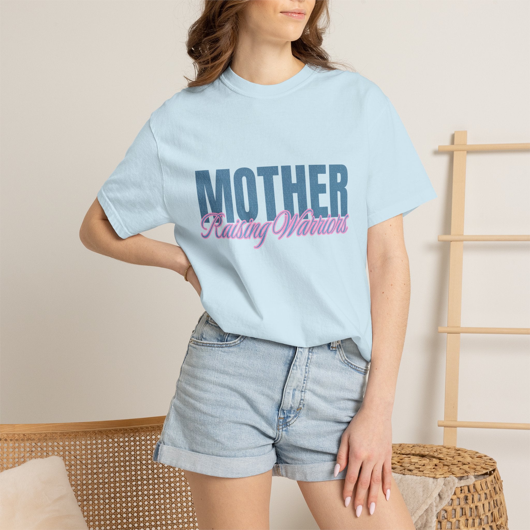 Mother Raising Warriors Retro Textured Tee