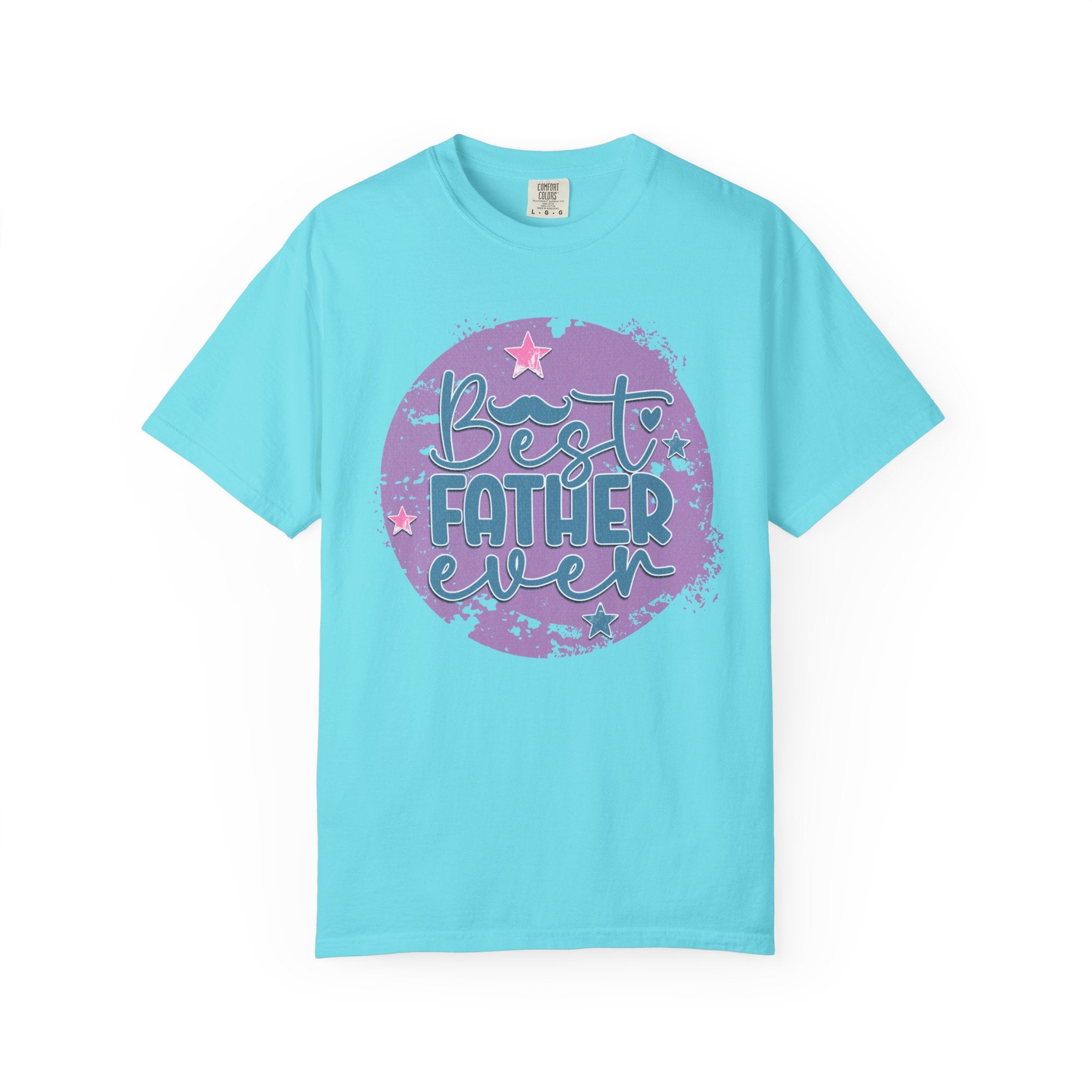 Best Father Ever Textured T-Shirt — Father’s Day Gift Tee