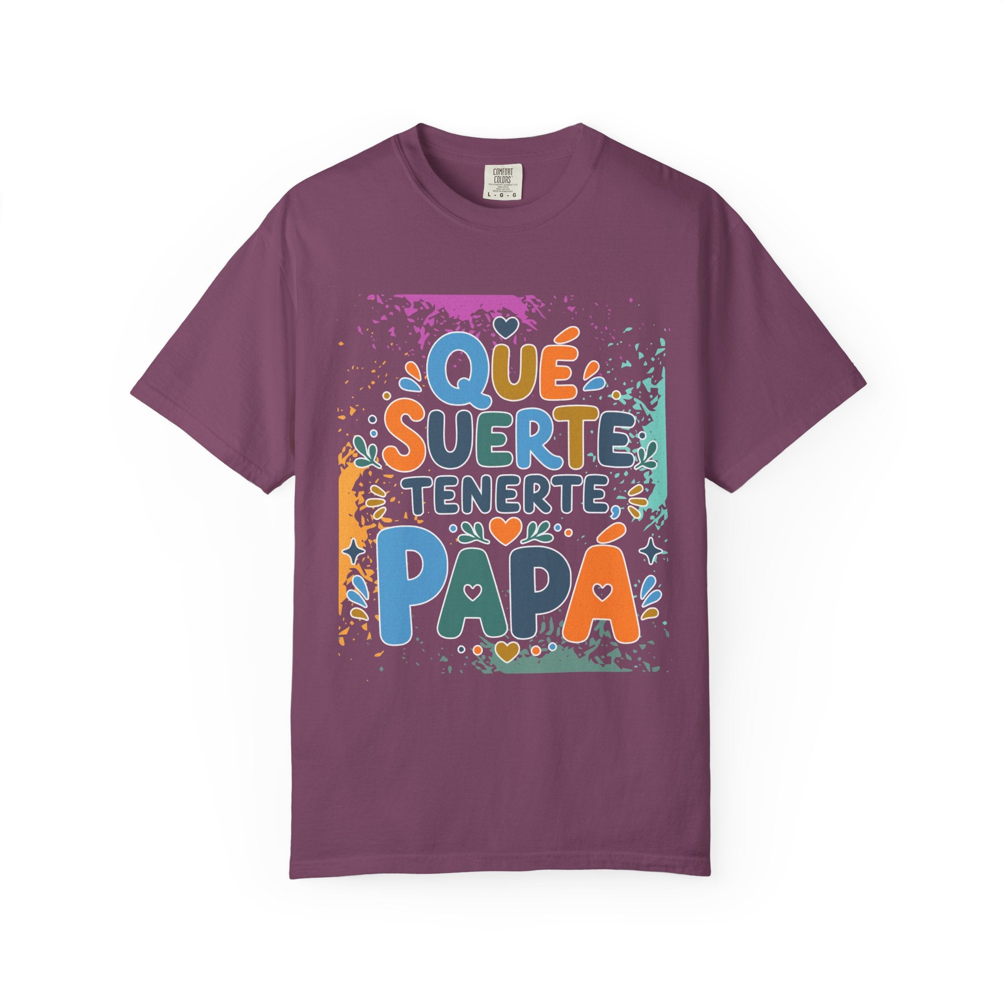 Qué Suerte Tenerte, Papá — Father's Day Textured T-Shirt