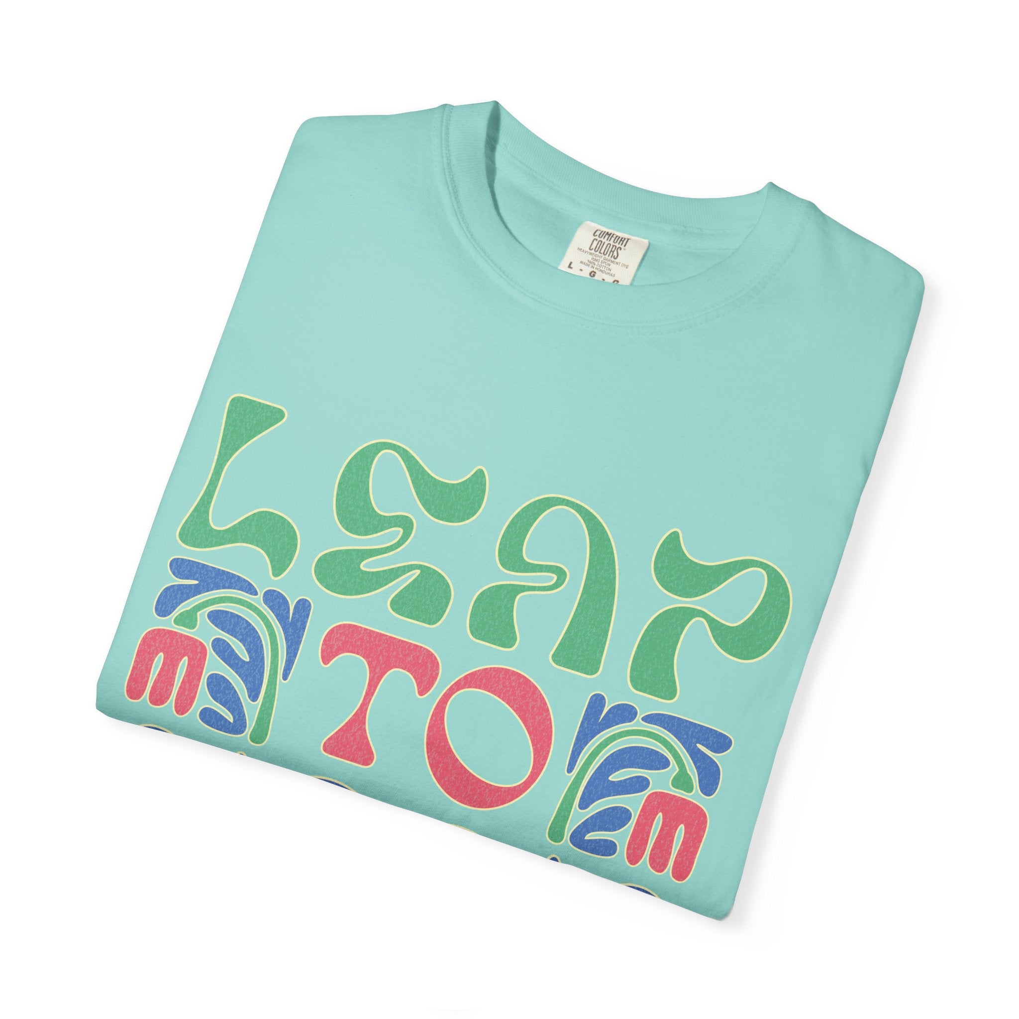 Leap To Soar T-shirt |Textured Retro Psychedelic Typography