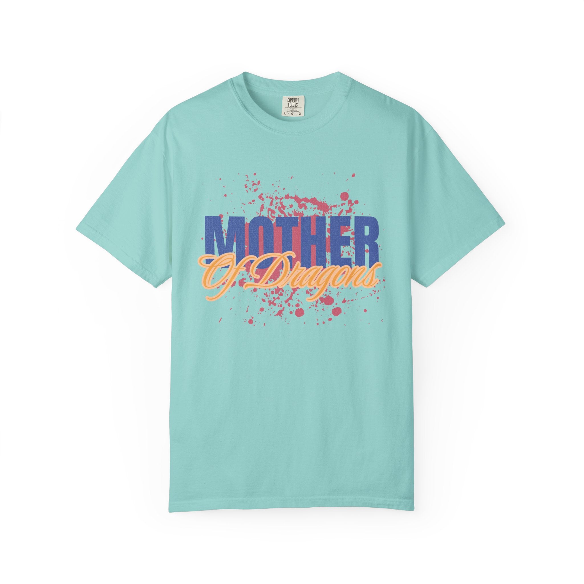 Mother of Dragons Textured T-Shirt — Bold Fantasy Tribute Tee