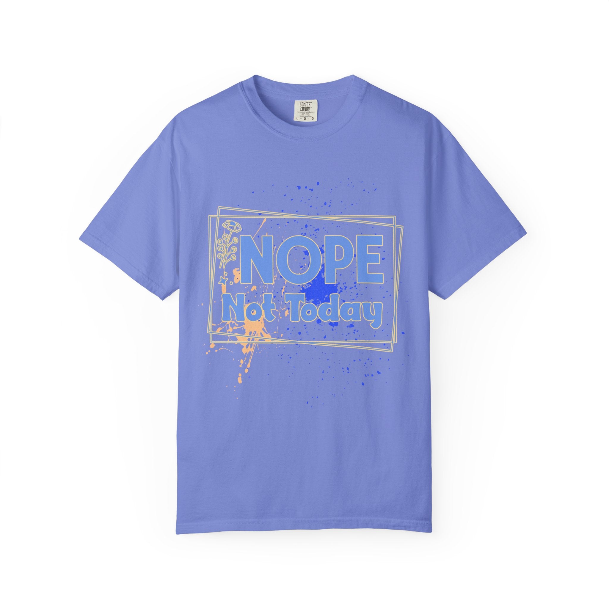 Textured Retro Nope Not Today Tee