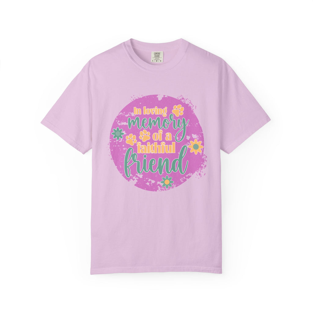 Textured Retro Faithful Friend Memorial Tee