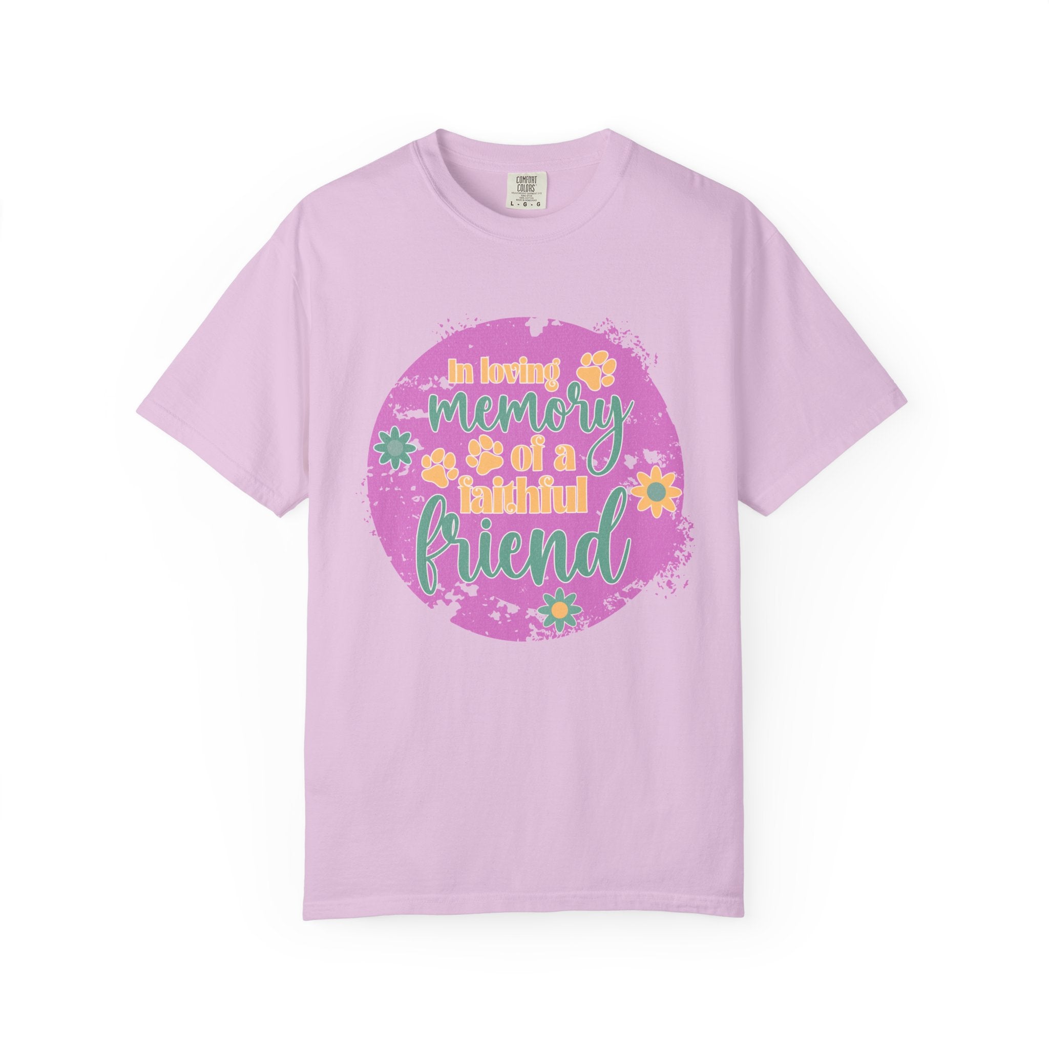 Textured Retro Faithful Friend Memorial Tee