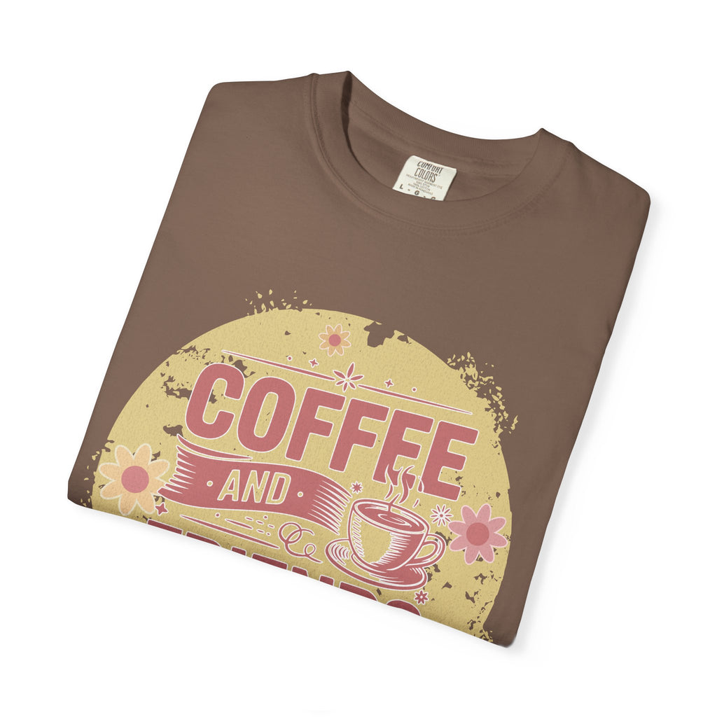 Coffee and Friends Textured T-Shirt — 'Makes the Perfect Blend' Casual Tee