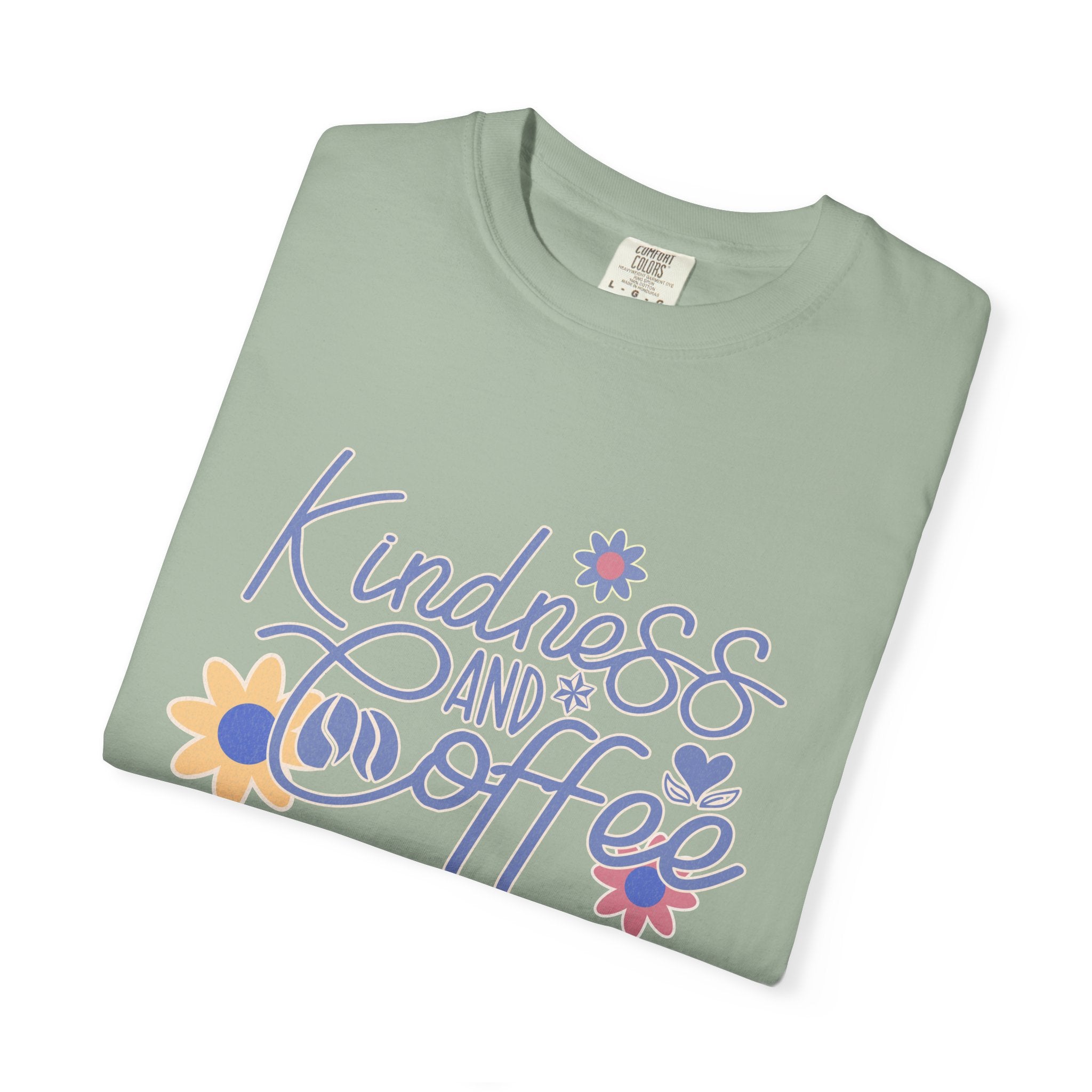 Textured Kindness and Coffee T-Shirt