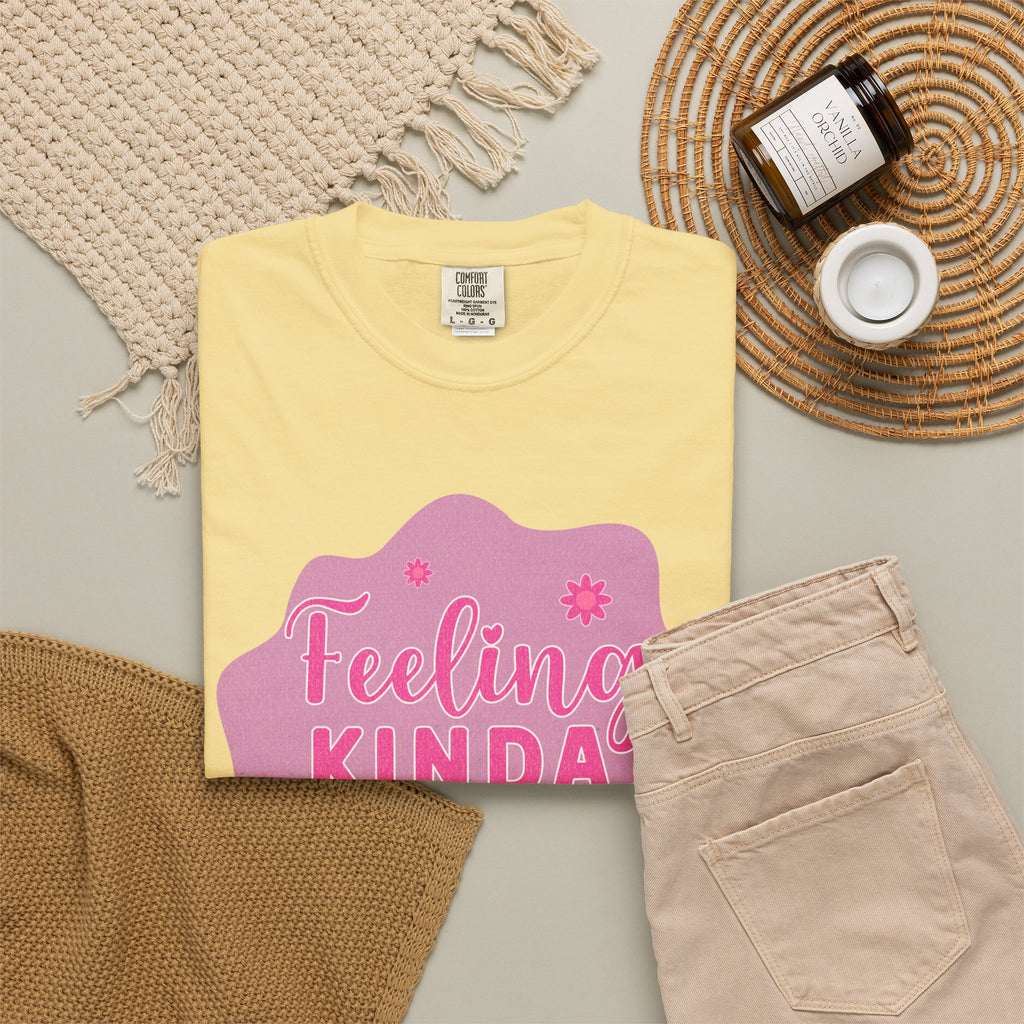 Feeling Kinda IDGAF Textured Retro Tee