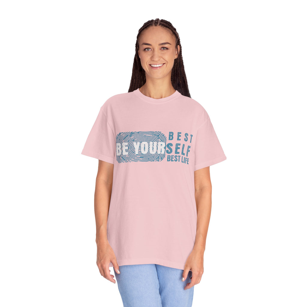 Textured Be Yourself Best Life T-Shirt