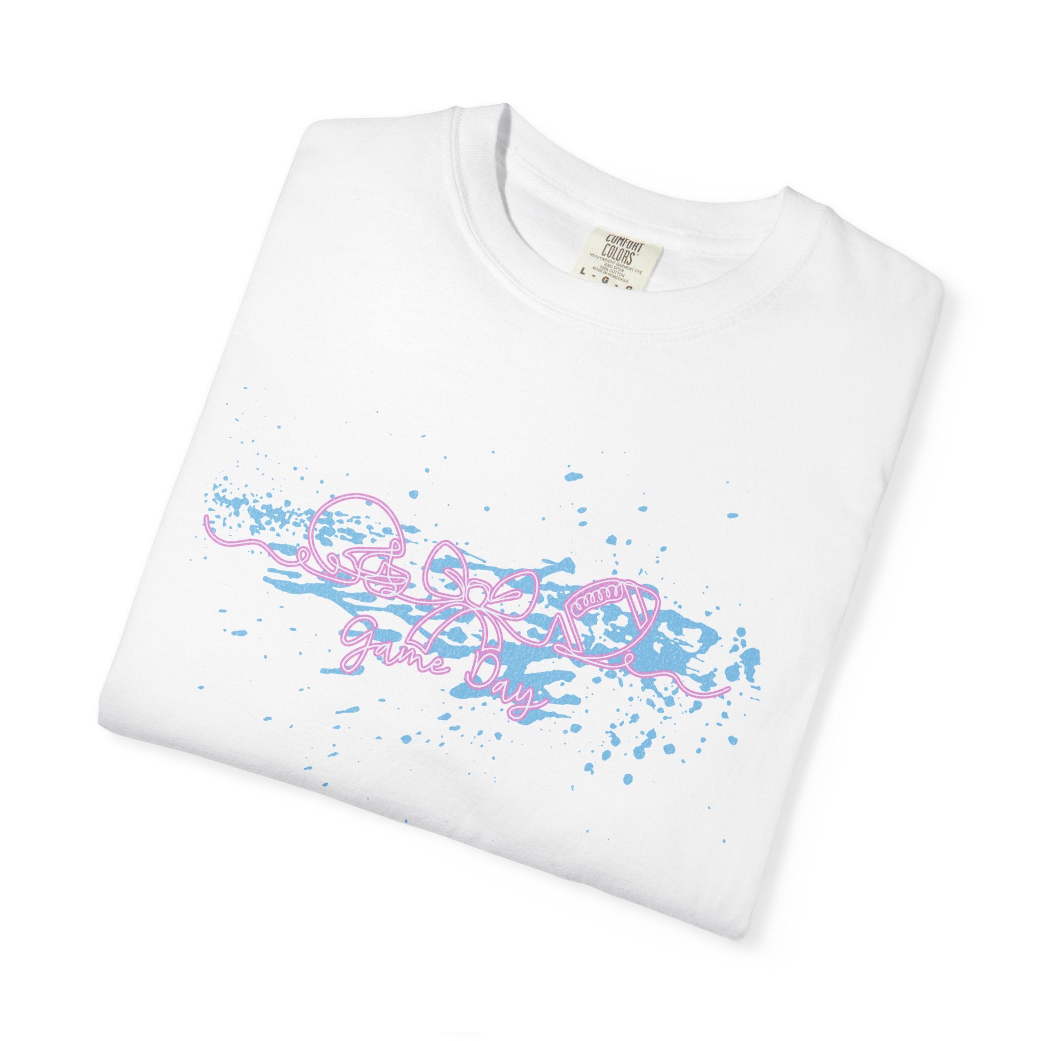 Coquette Aesthetic Football Game Day Textured Tee