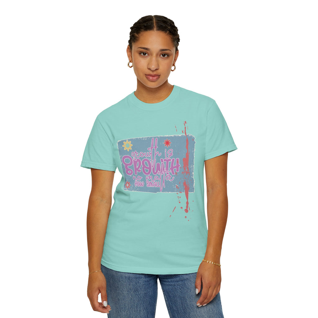 Textured Retro Growth Is Growth Tee