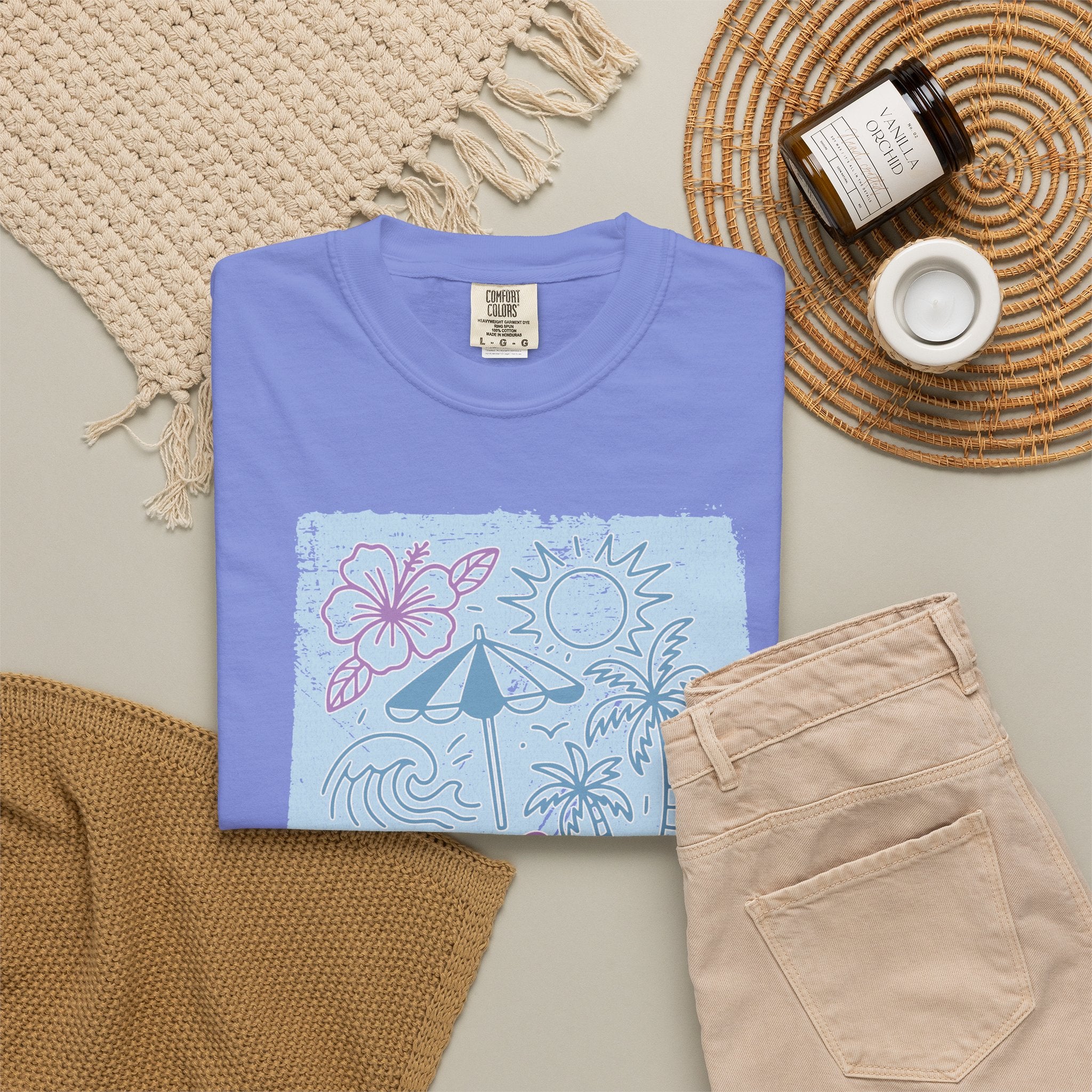 Meet Me at the Beach Textured T-Shirt
