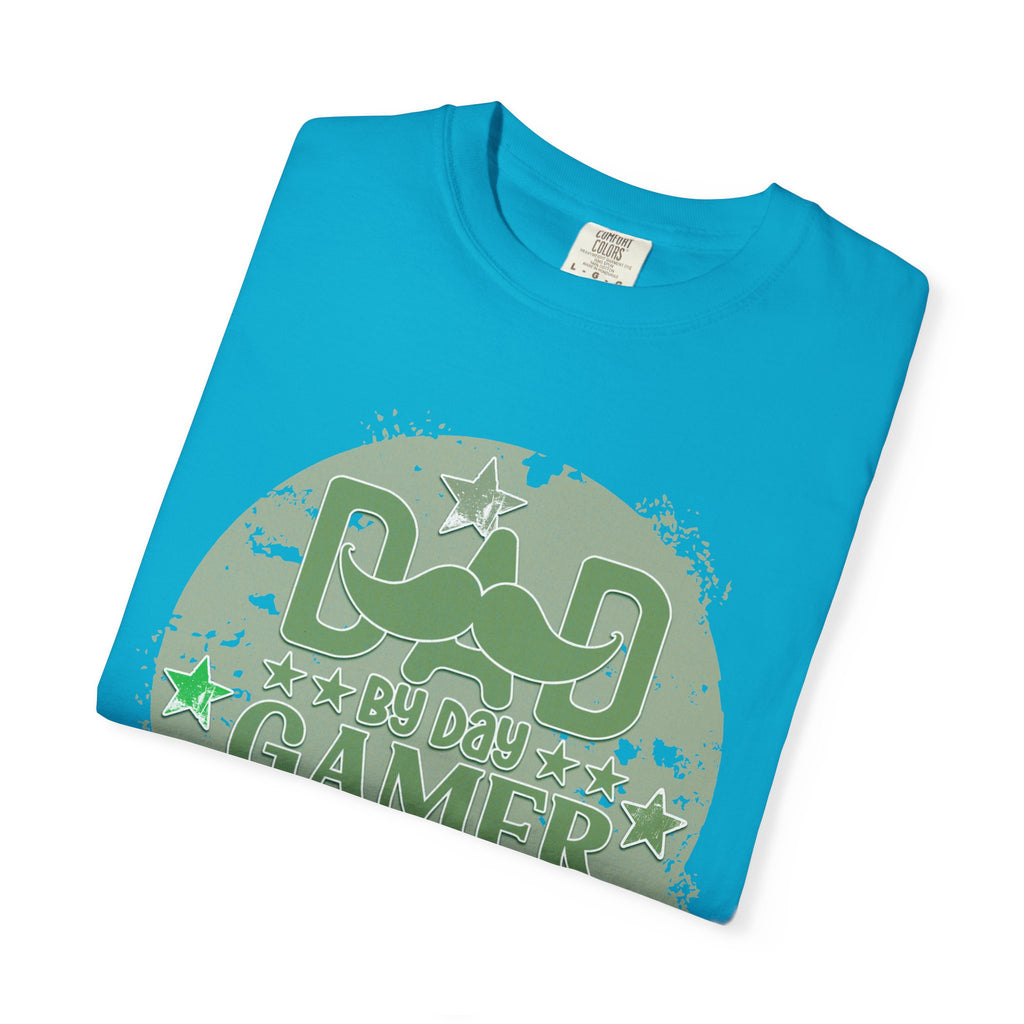 Dad By Day Gamer By Night Textured T-Shirt