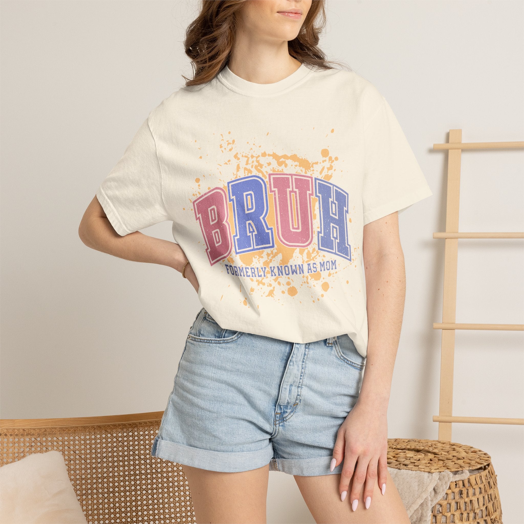 Texstured T-Shirt — "BRUH (Formerly Known As Mom)" Graphic Tee, Funny Mom Gift