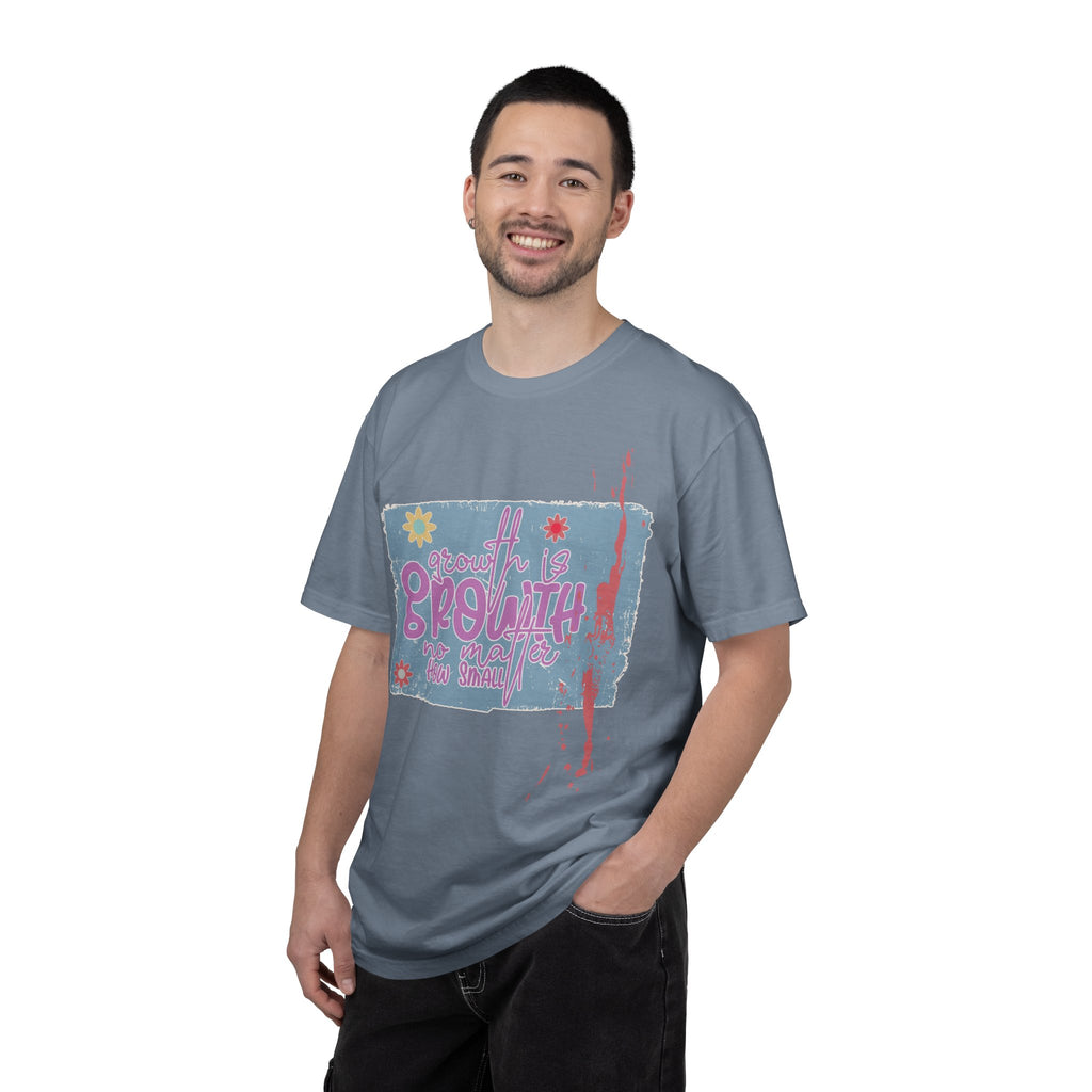 Growth Mindset T-Shirt — "Growth" Floral Graphic Tee