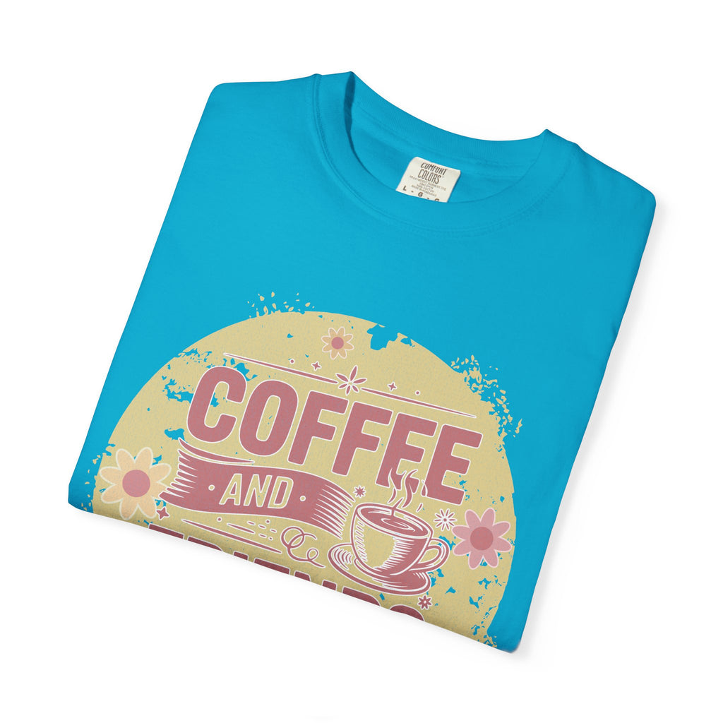 Coffee and Friends Textured T-Shirt — 'Makes the Perfect Blend' Casual Tee