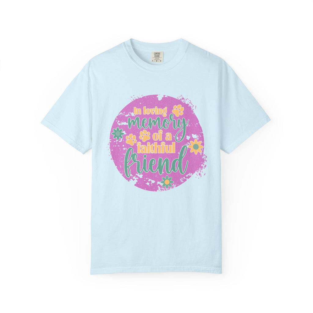 Textured Retro Faithful Friend Memorial Tee