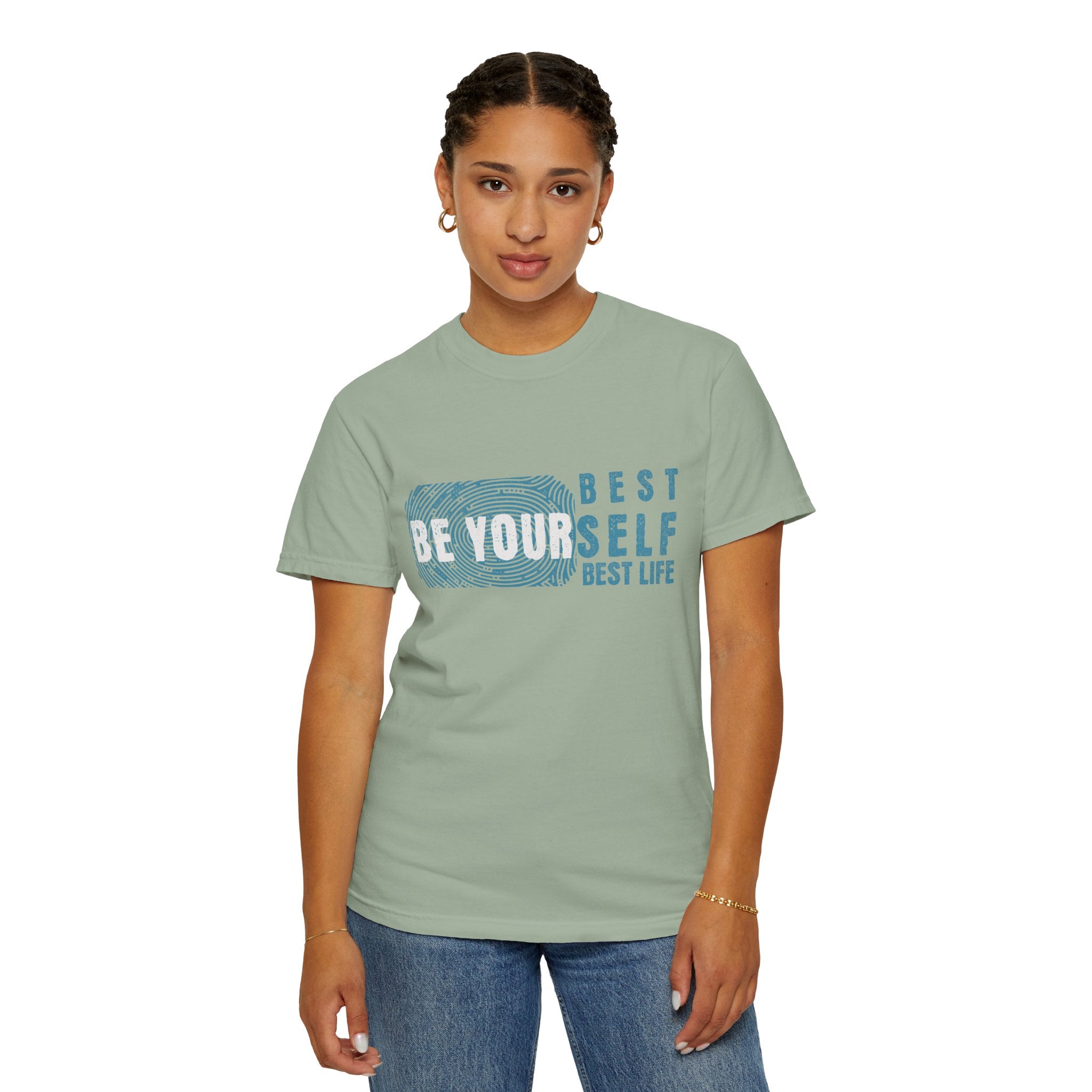 Textured Be Yourself Best Life T-Shirt