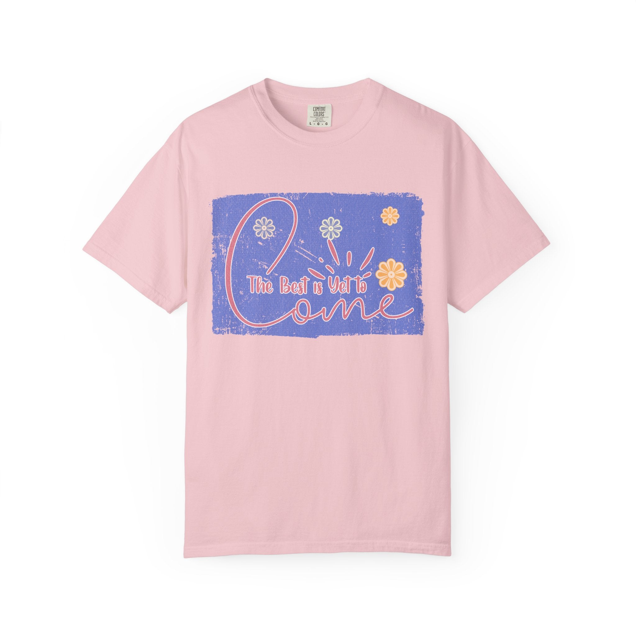 Retro Best Yet Come Tee | Textured Floral Handwritten Graphic