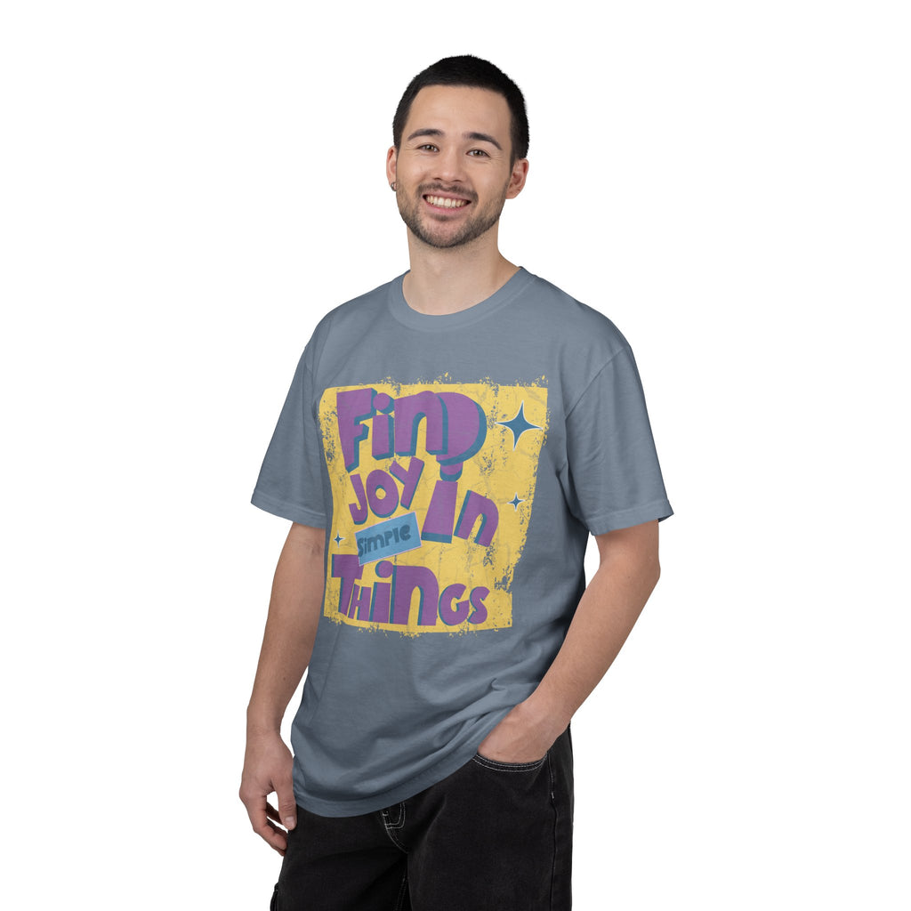 Find Joy In Small Things Textured T-Shirt