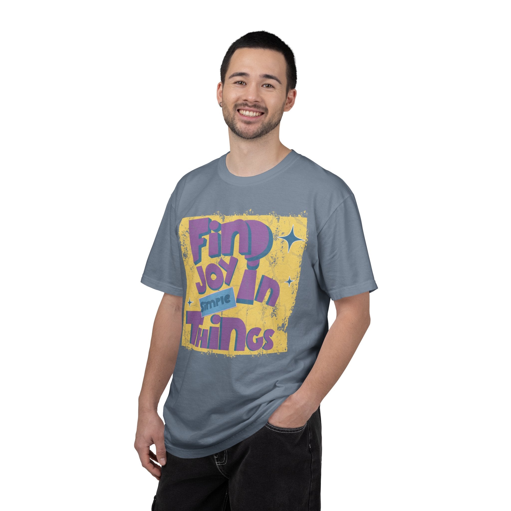 Find Joy In Small Things Textured T-Shirt