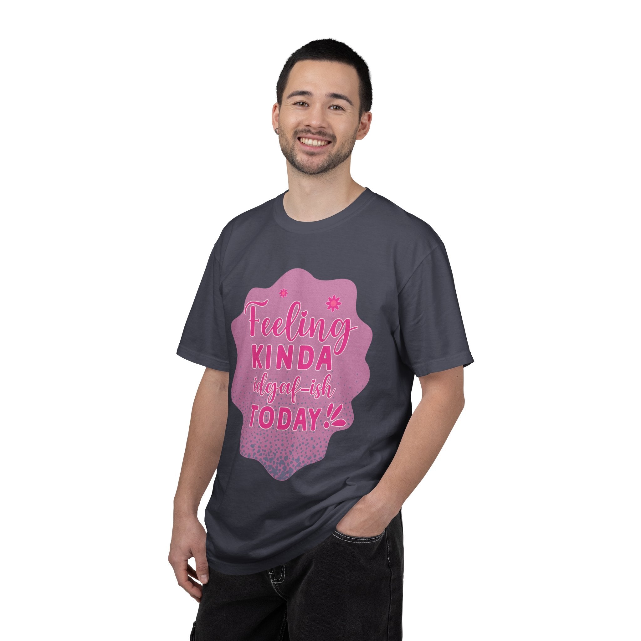 Feeling Kinda IDGAF Textured Retro Tee