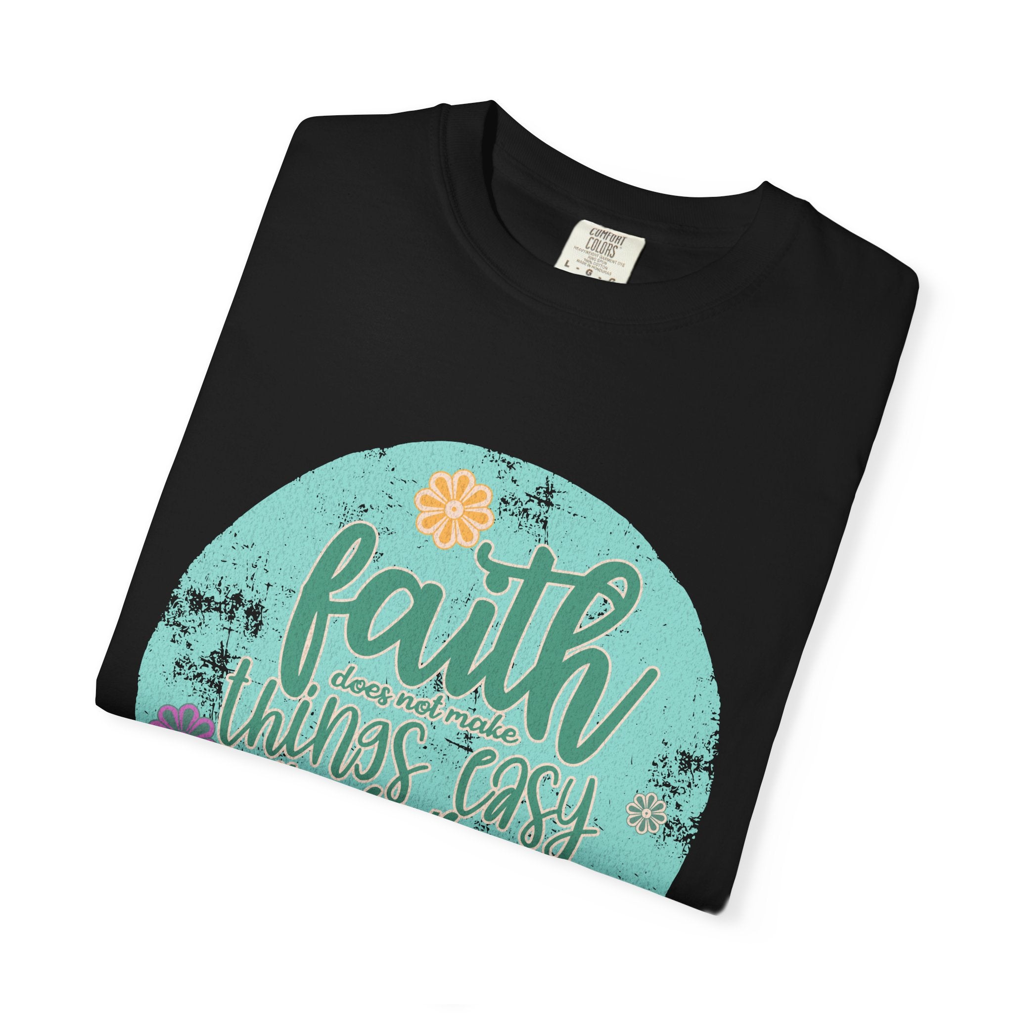 Faith Makes All Things Possible T-Shirt |Textured Inspirational Tee