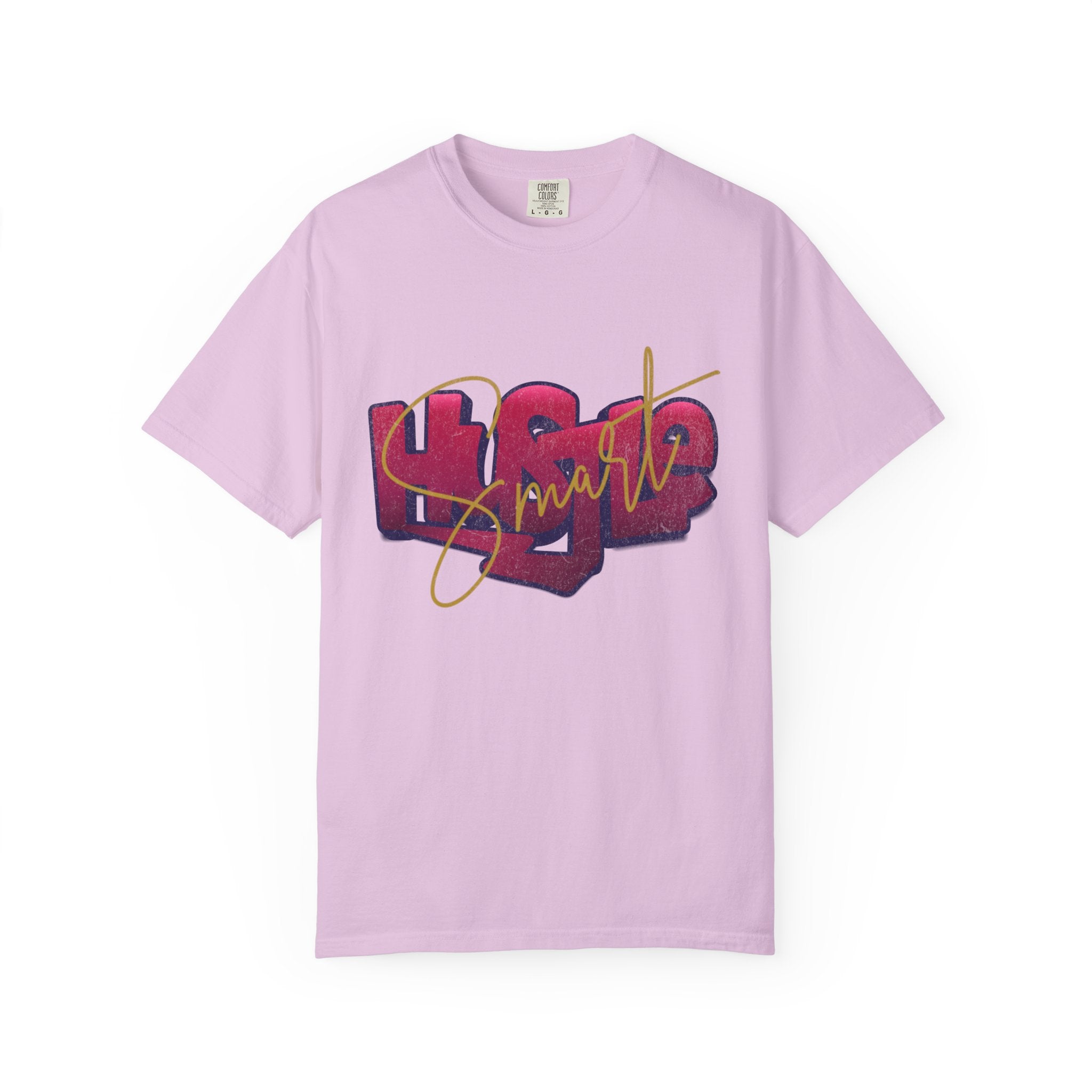 Textured Retro Hustle Smart Graphic Shirt