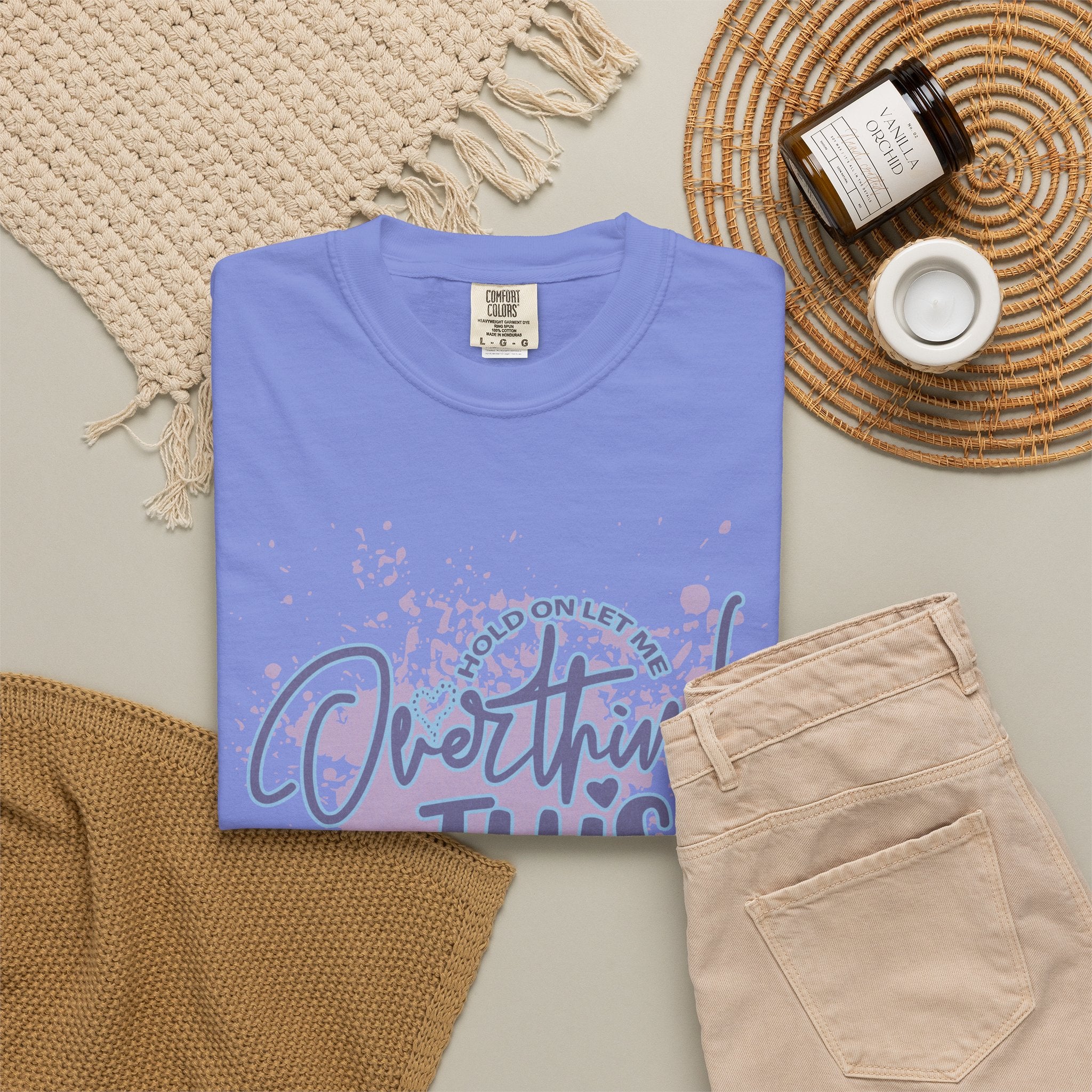 Overthink This T-Shirt — Textured Humorous Mindfulness Graphic Tee
