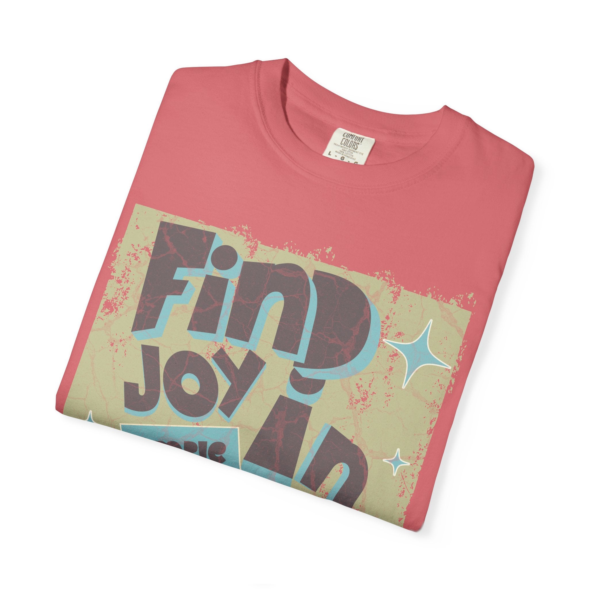 Find Joy In Simple Things Textured T-Shirt
