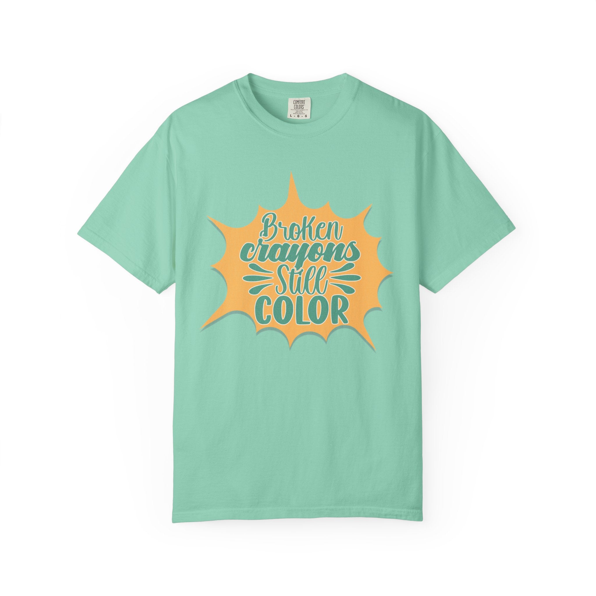 Broken Crayons Still Color Textured T-Shirt