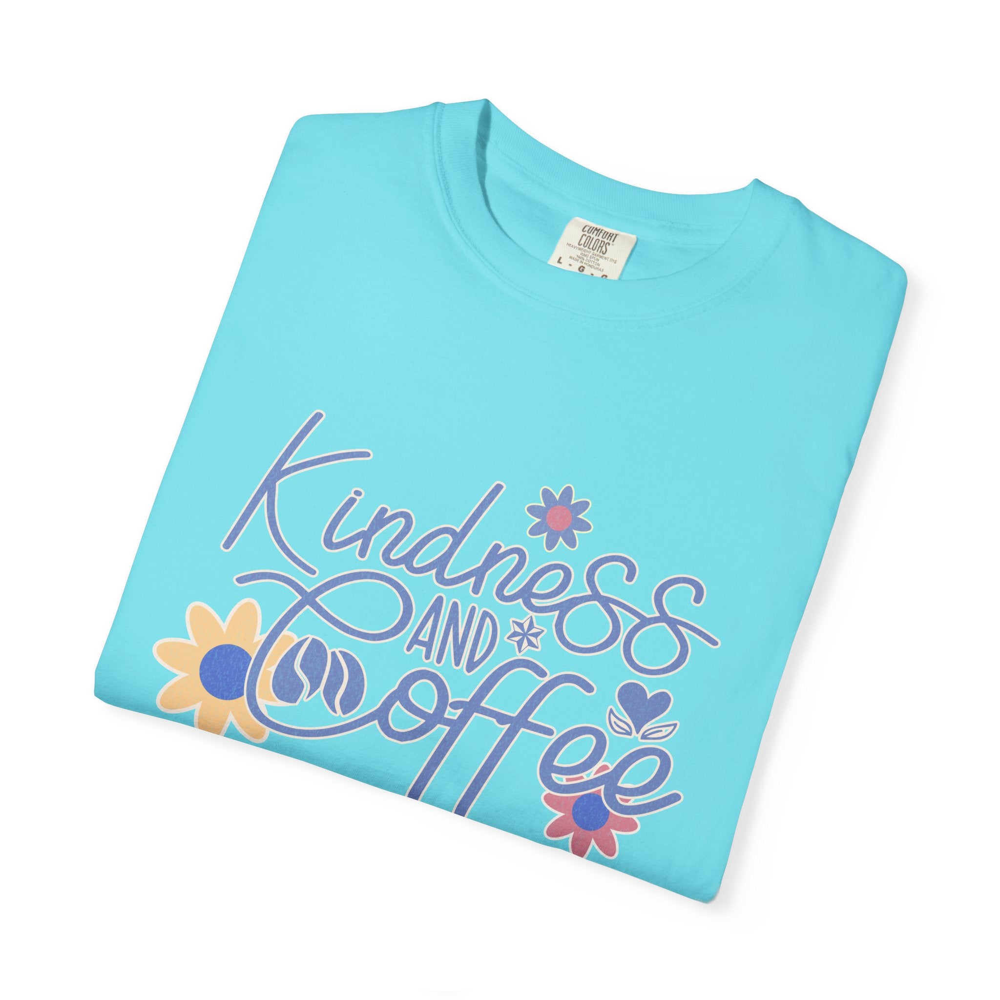 Textured Kindness and Coffee T-Shirt