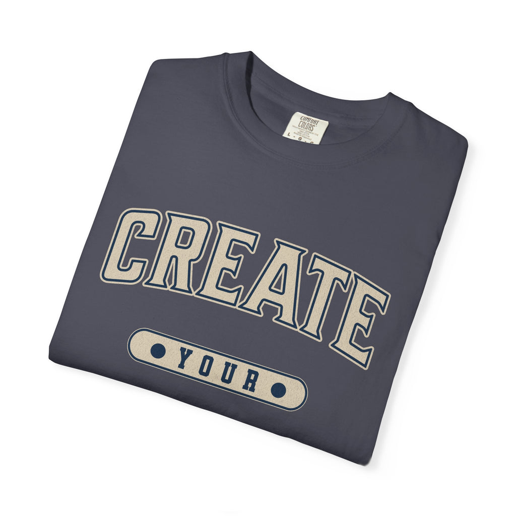 Textured Collegiate Create Your Sunshine Tee Unisex Garment-Dyed T-shirt