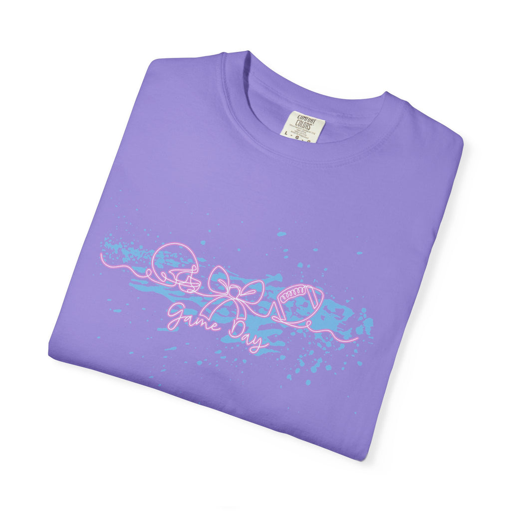 Coquette Aesthetic Football Game Day Textured Tee