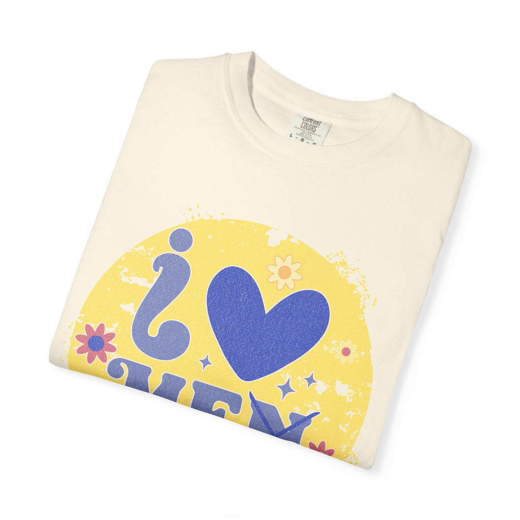 Funny Retro Self Love Textured Tee