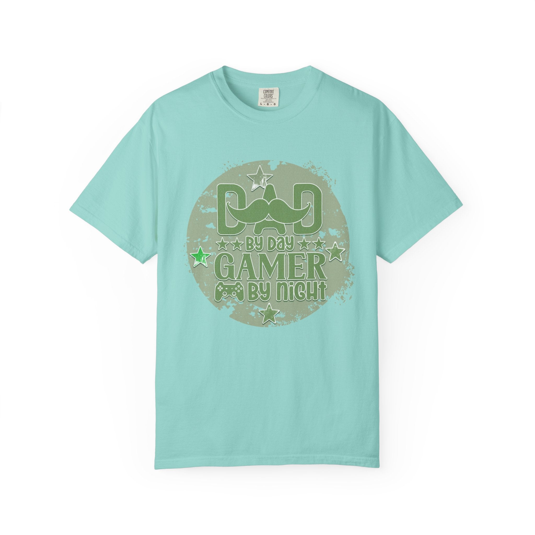 Dad By Day Gamer By Night Textured T-Shirt