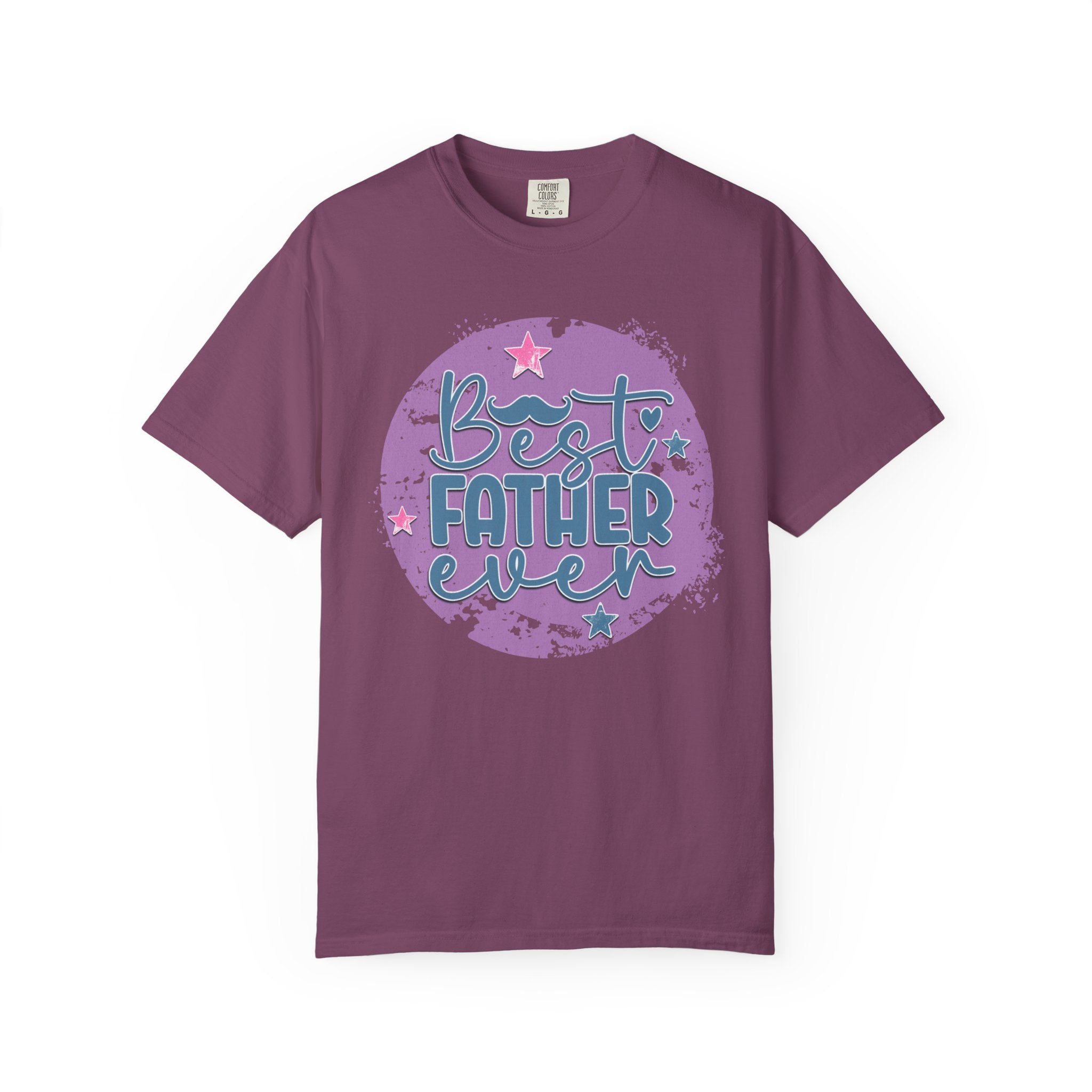 Best Father Ever Textured T-Shirt — Father’s Day Gift Tee