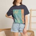 Textured “Anti Social Social Club” Retro Graphic T-Shirt