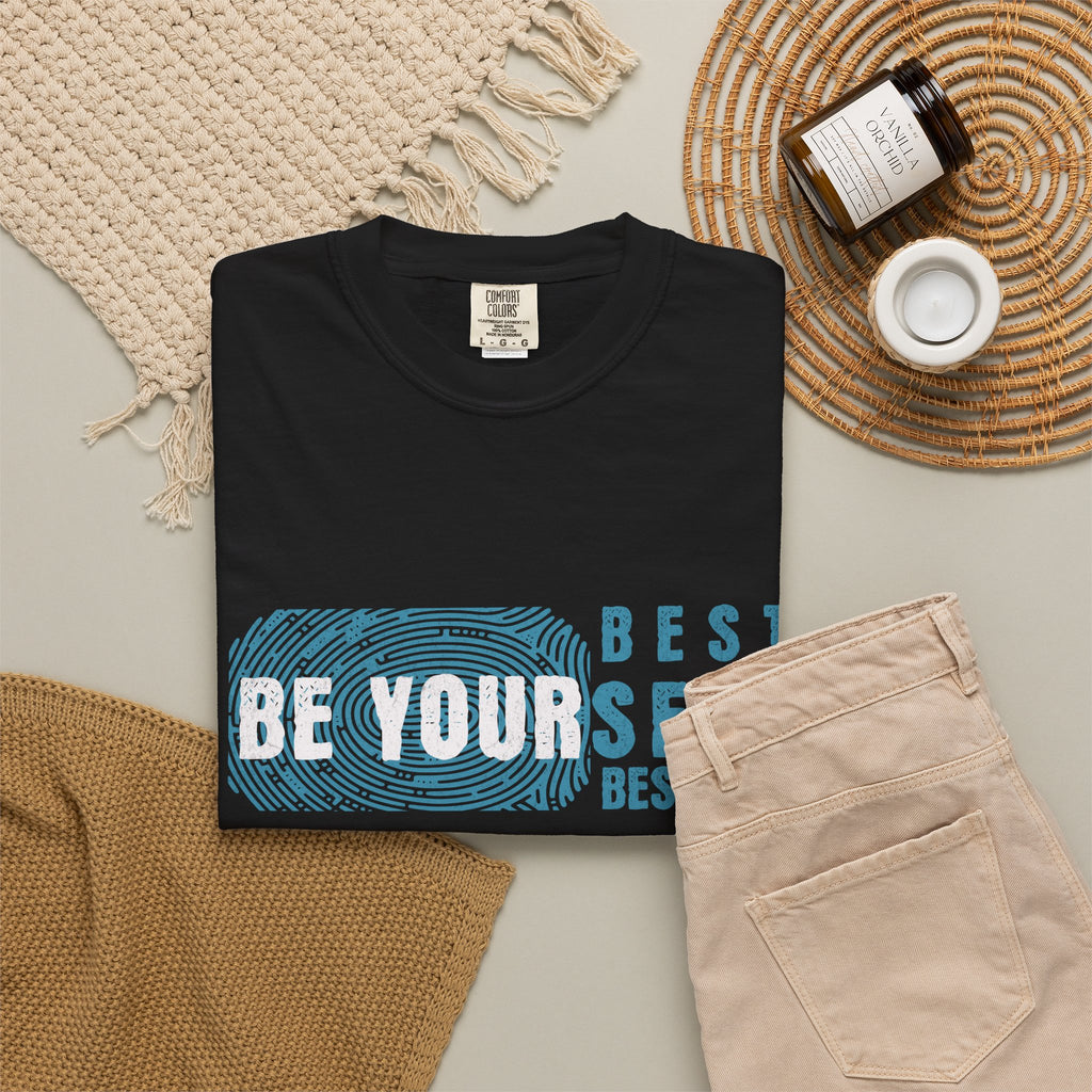 Textured Be Yourself Best Life T-Shirt
