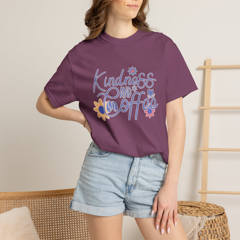 Textured Kindness and Coffee T-Shirt