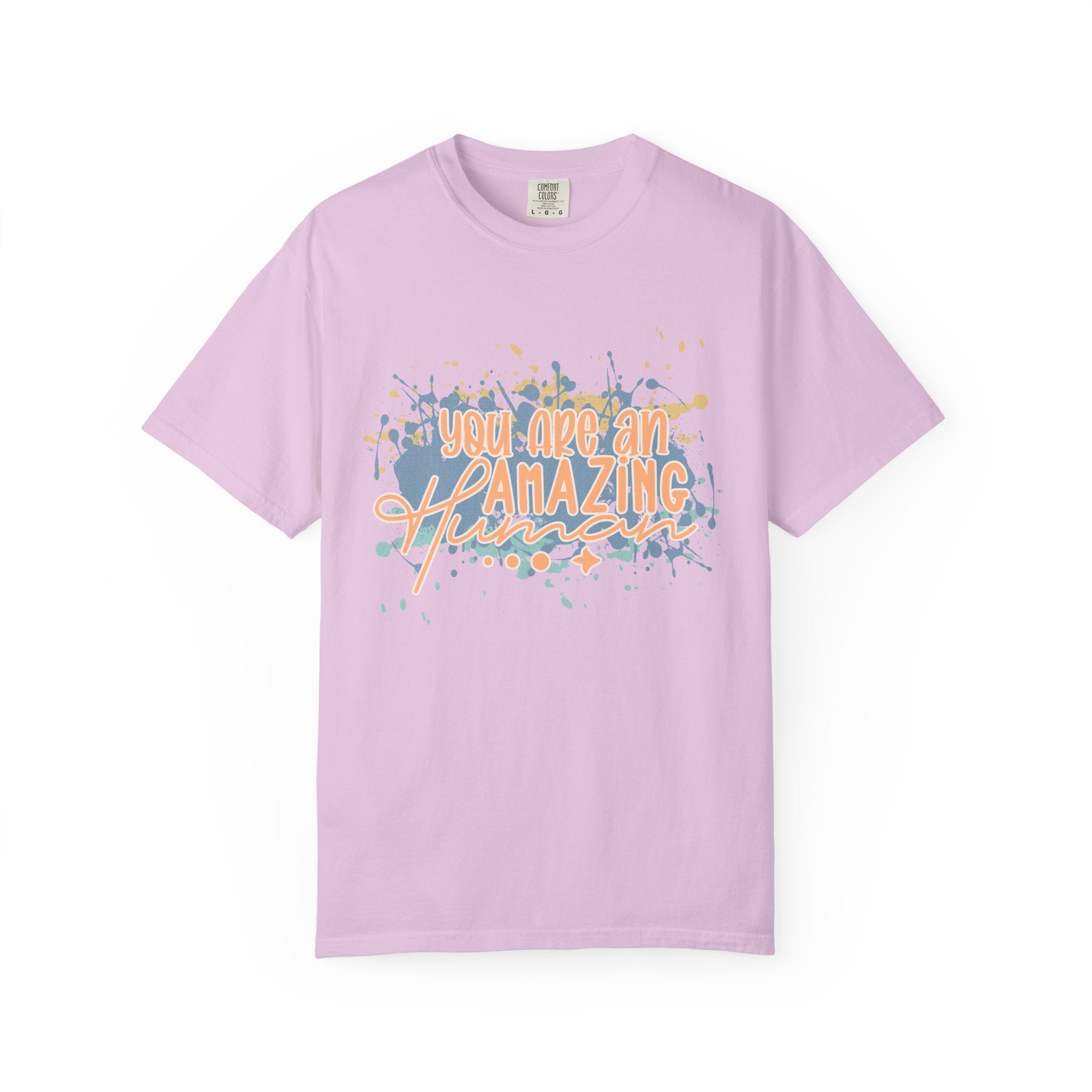 T-Shirt — "You Are An Amazing Human" Textured Inspirational Graphic Tee