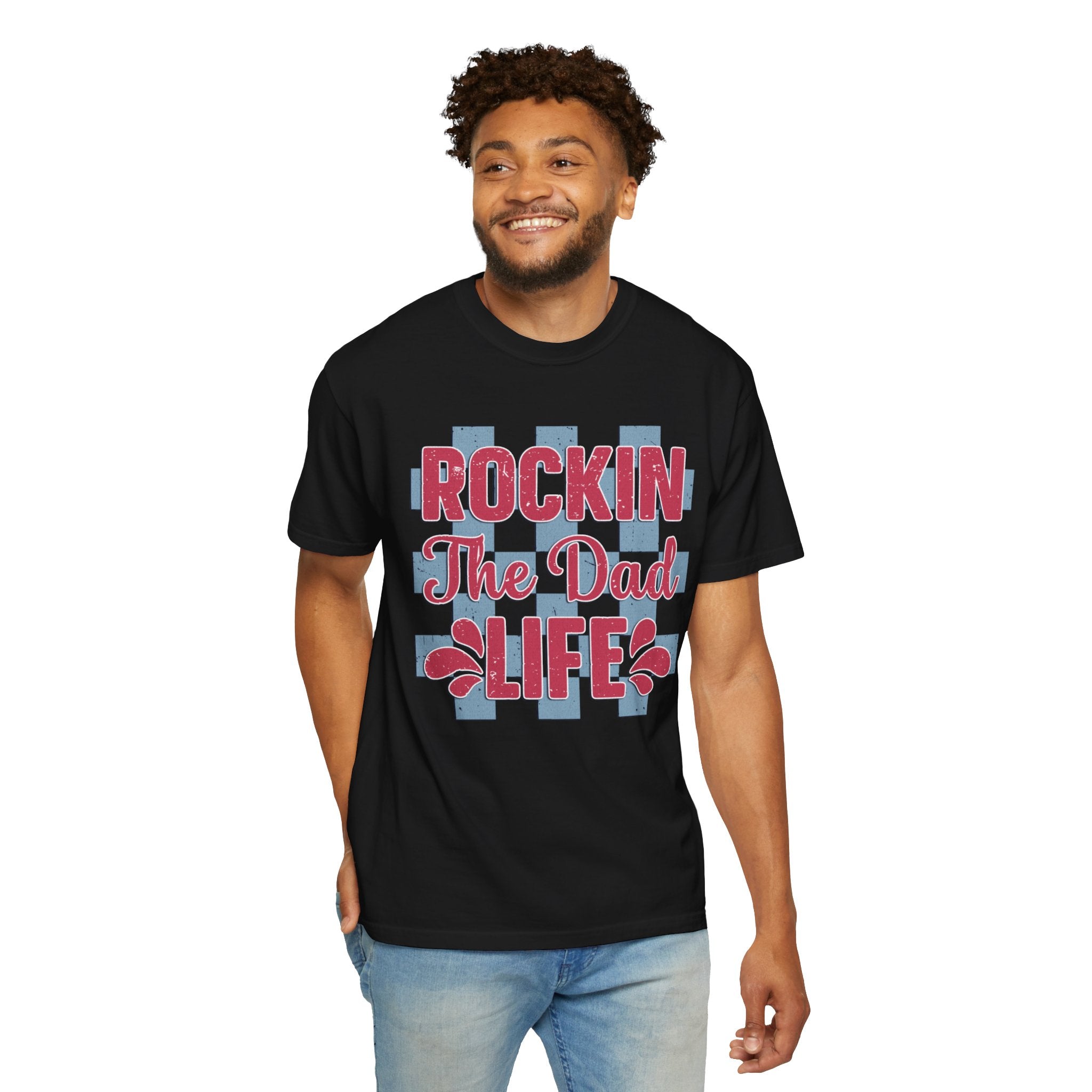 Rockin' The Dad Life Textured T-Shirt