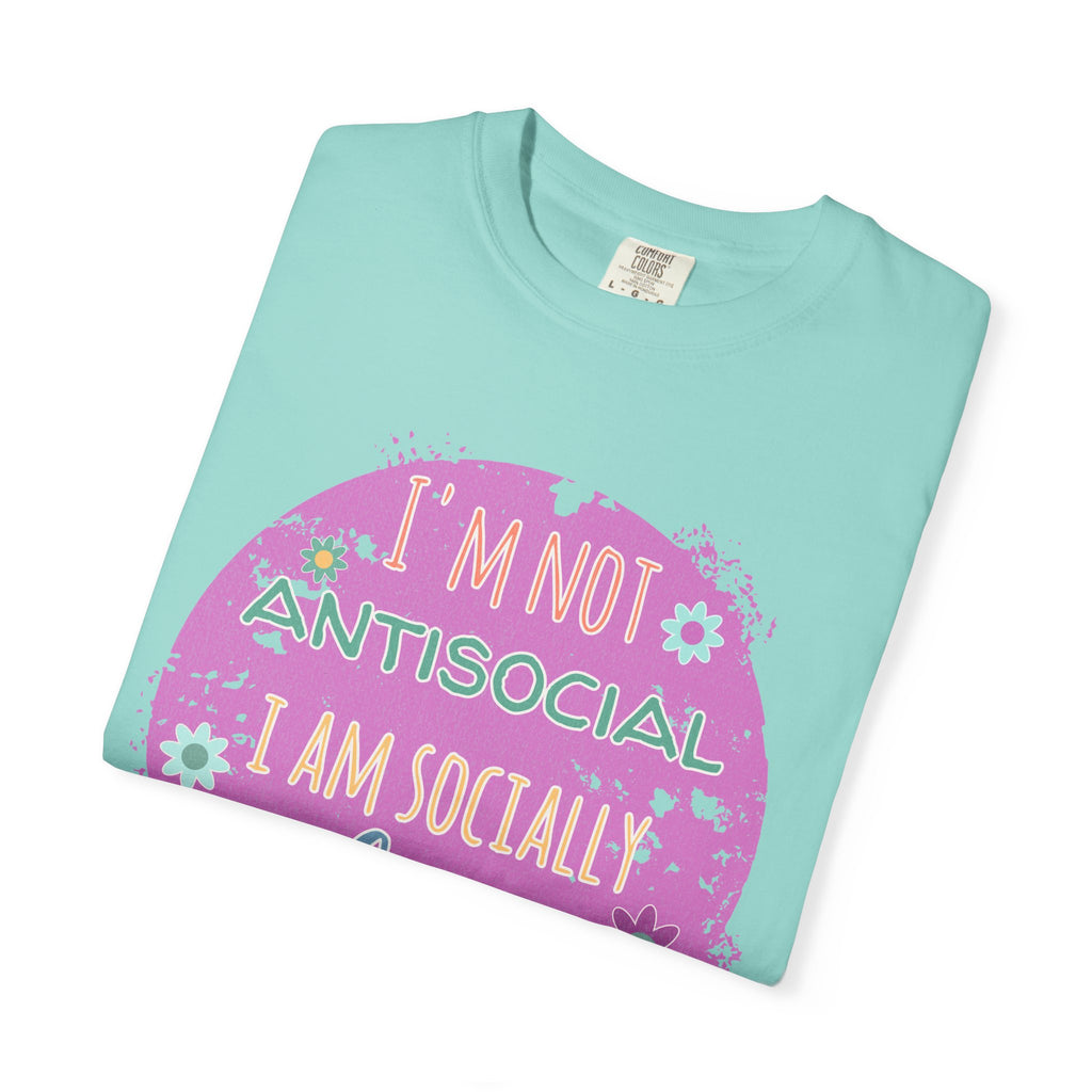 Textured I'm Not Antisocial I Am Socially Selective T-Shirt
