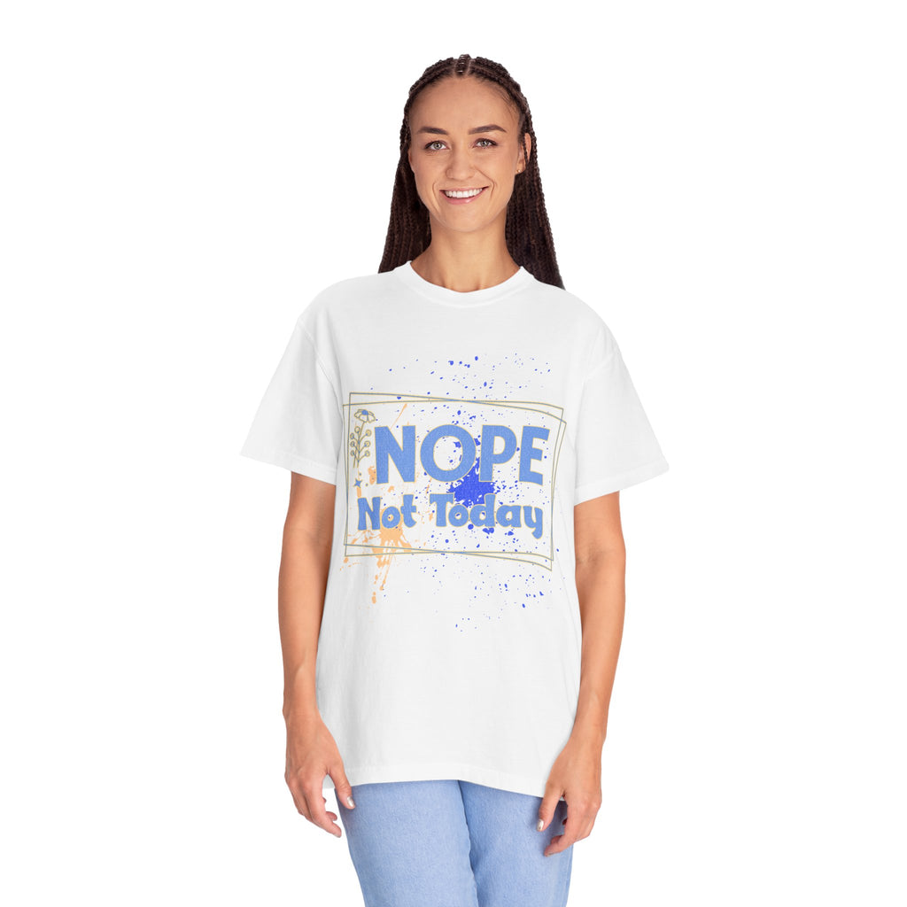 Textured Retro Nope Not Today Tee