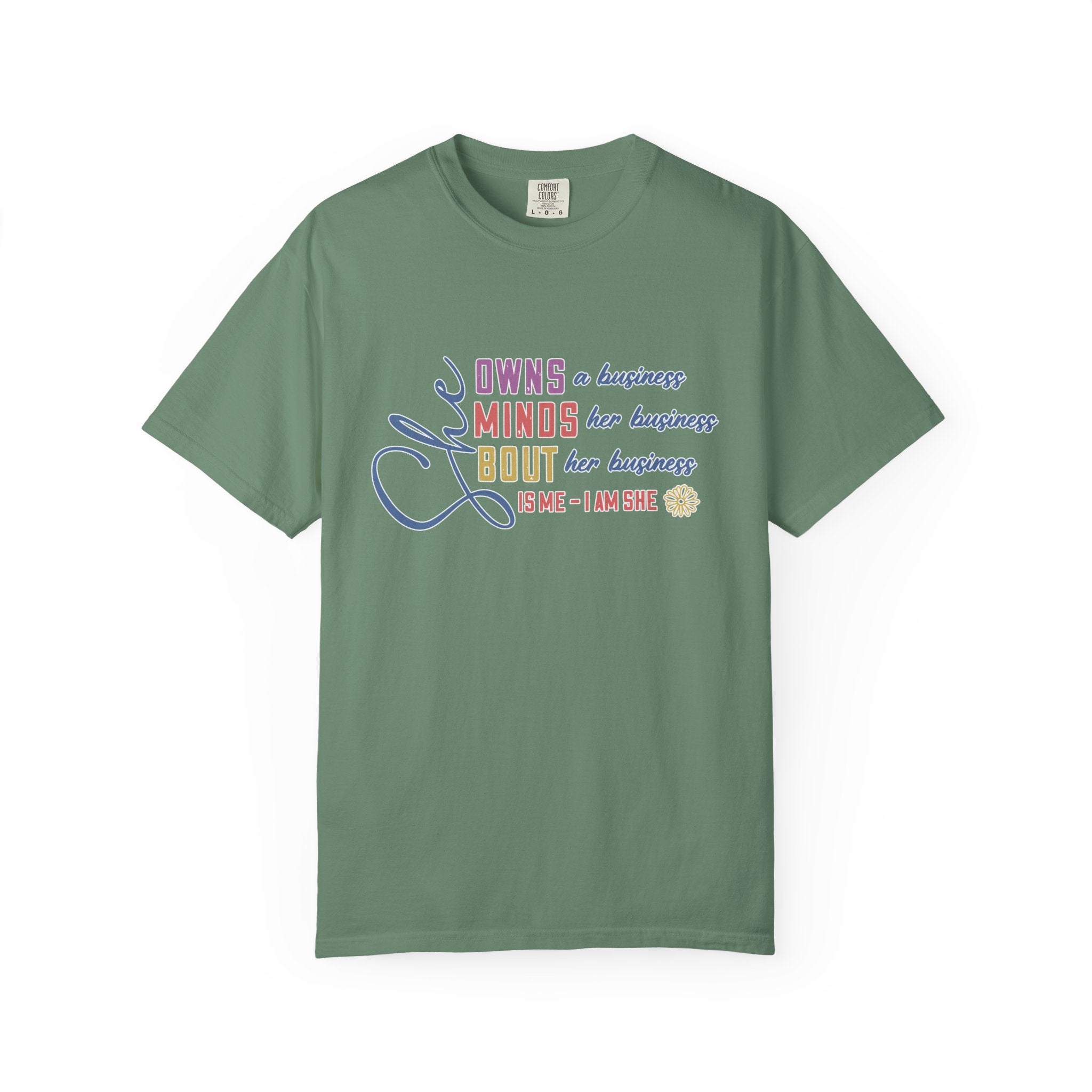 She Owns Minds T Textured-Shirt — Feminist Empowerment Tee
