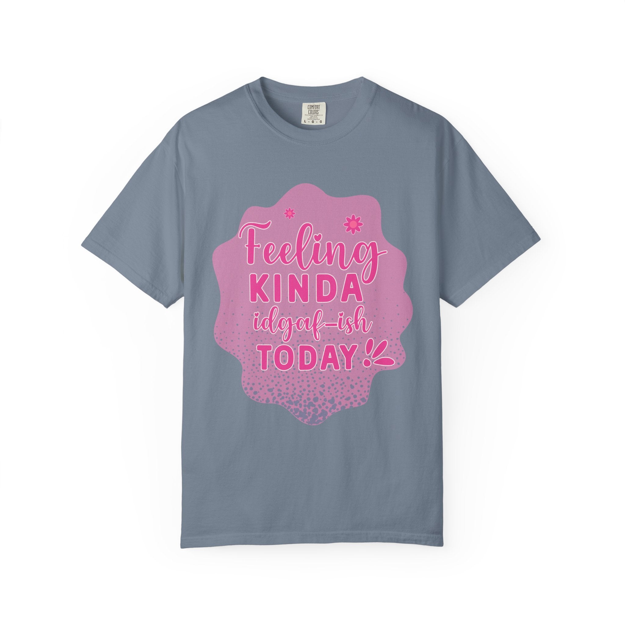 Feeling Kinda IDGAF Textured Retro Tee