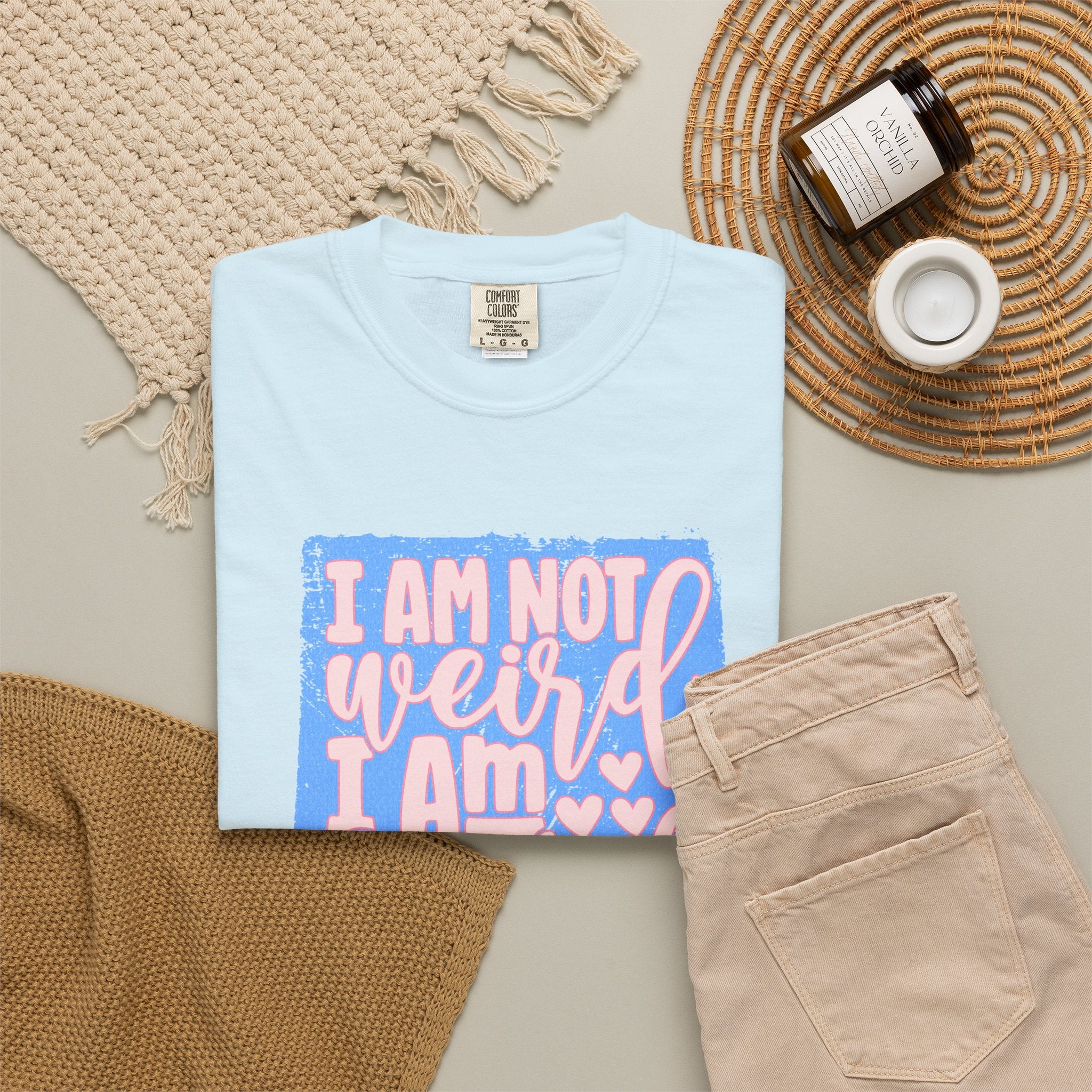 Limited Edition Tee – "I Am Not Weird I Am Limited Edition"Textured Graphic T-Shirt