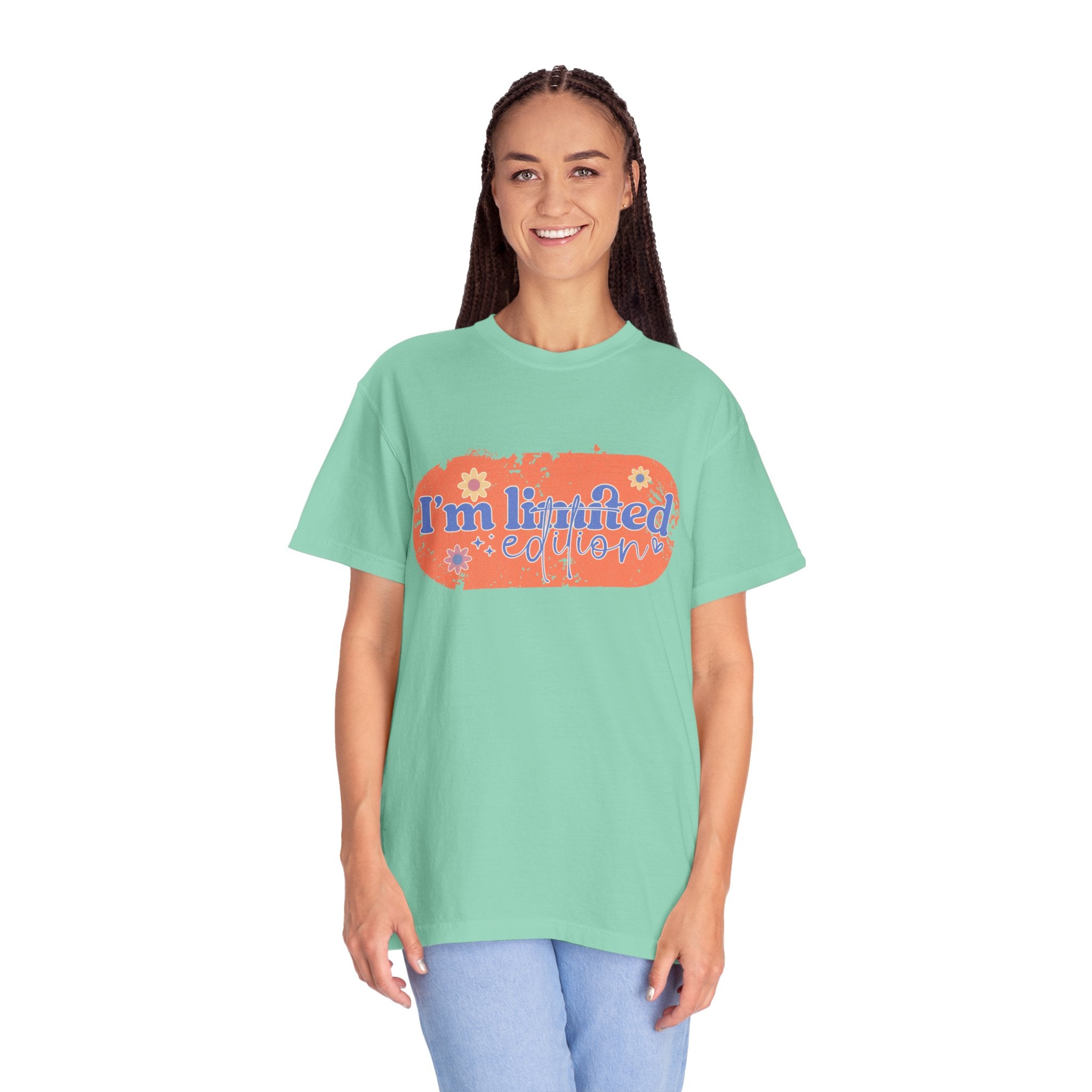 Textured I'm Limited Edition T-Shirt — Retro Floral Graphic Tee