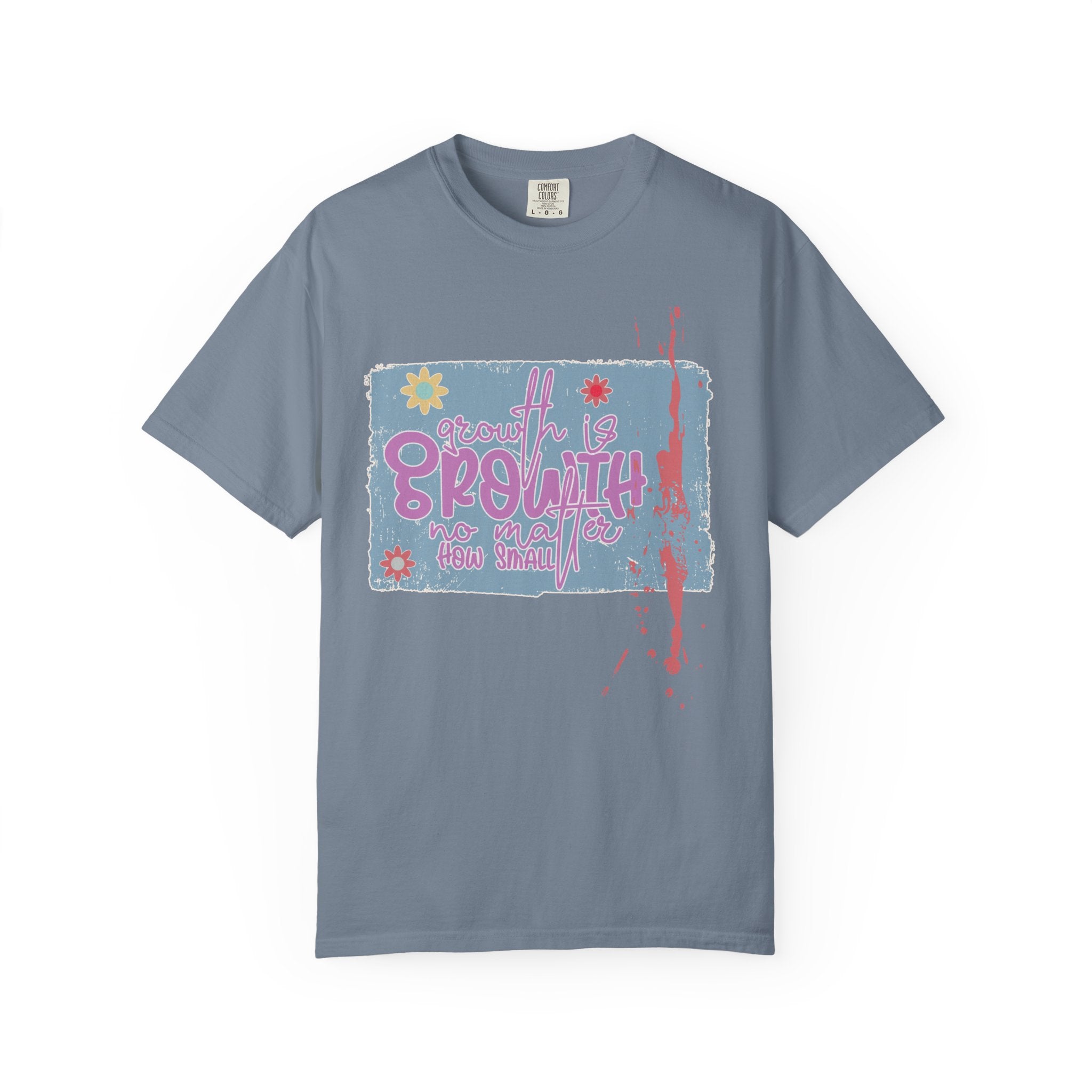 Textured Retro Growth Is Growth Tee
