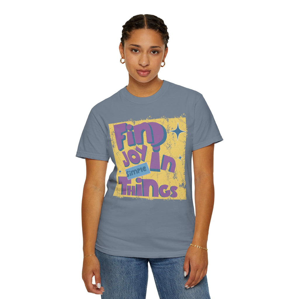 Find Joy In Small Things Textured T-Shirt