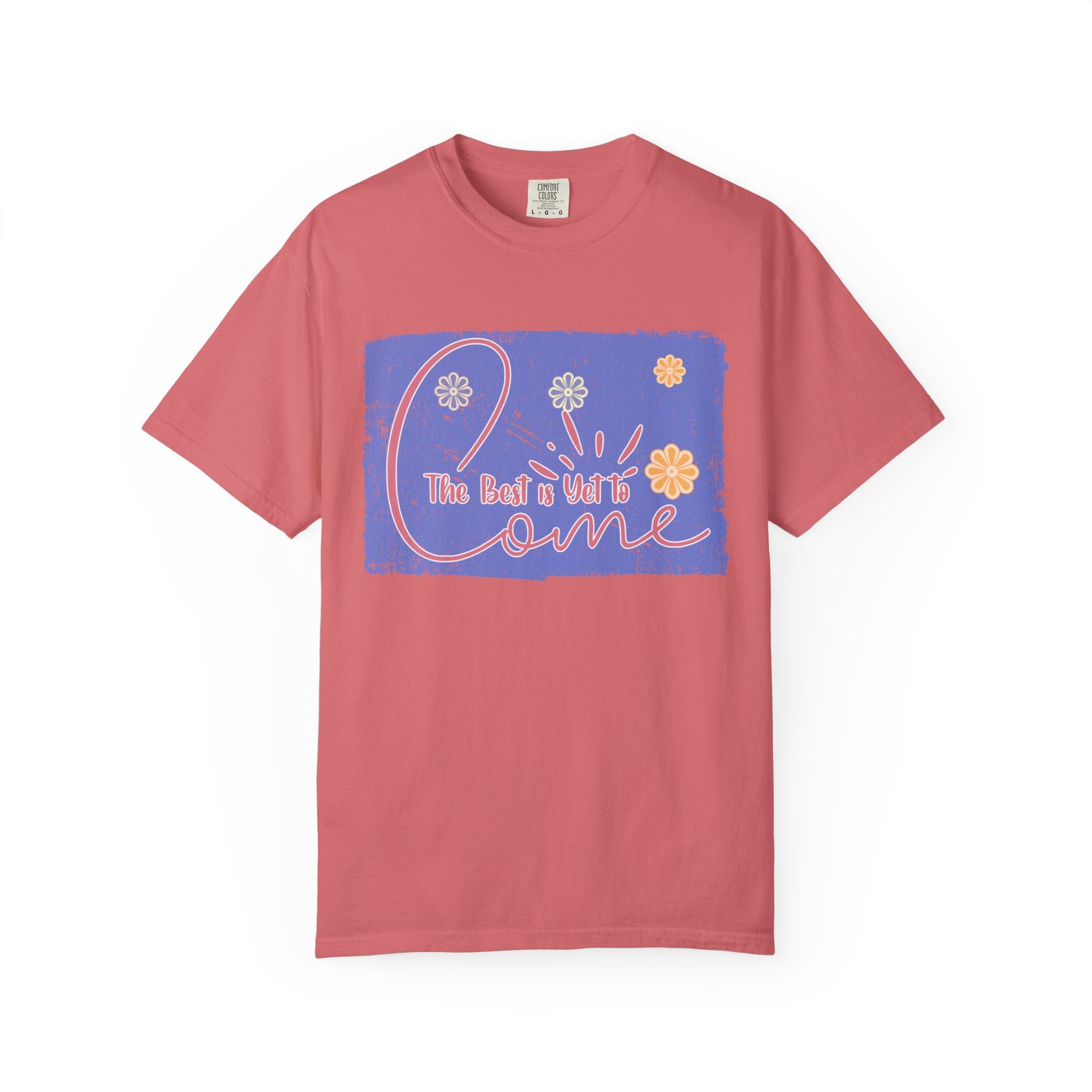 Retro Best Yet Come Tee | Textured Floral Handwritten Graphic